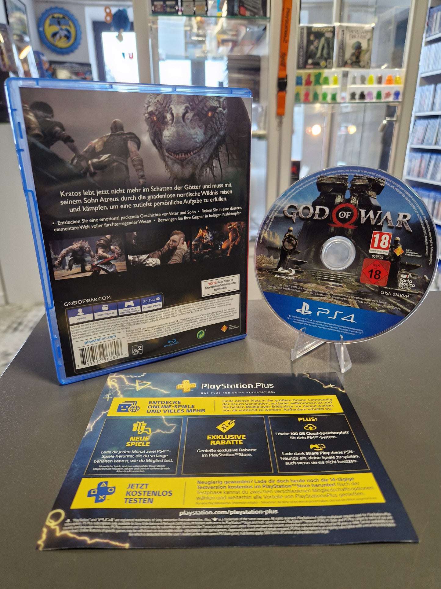 God of War (PS4) | Top Zustand | Disc Kratzerfrei | PlayStation 4 Klassiker