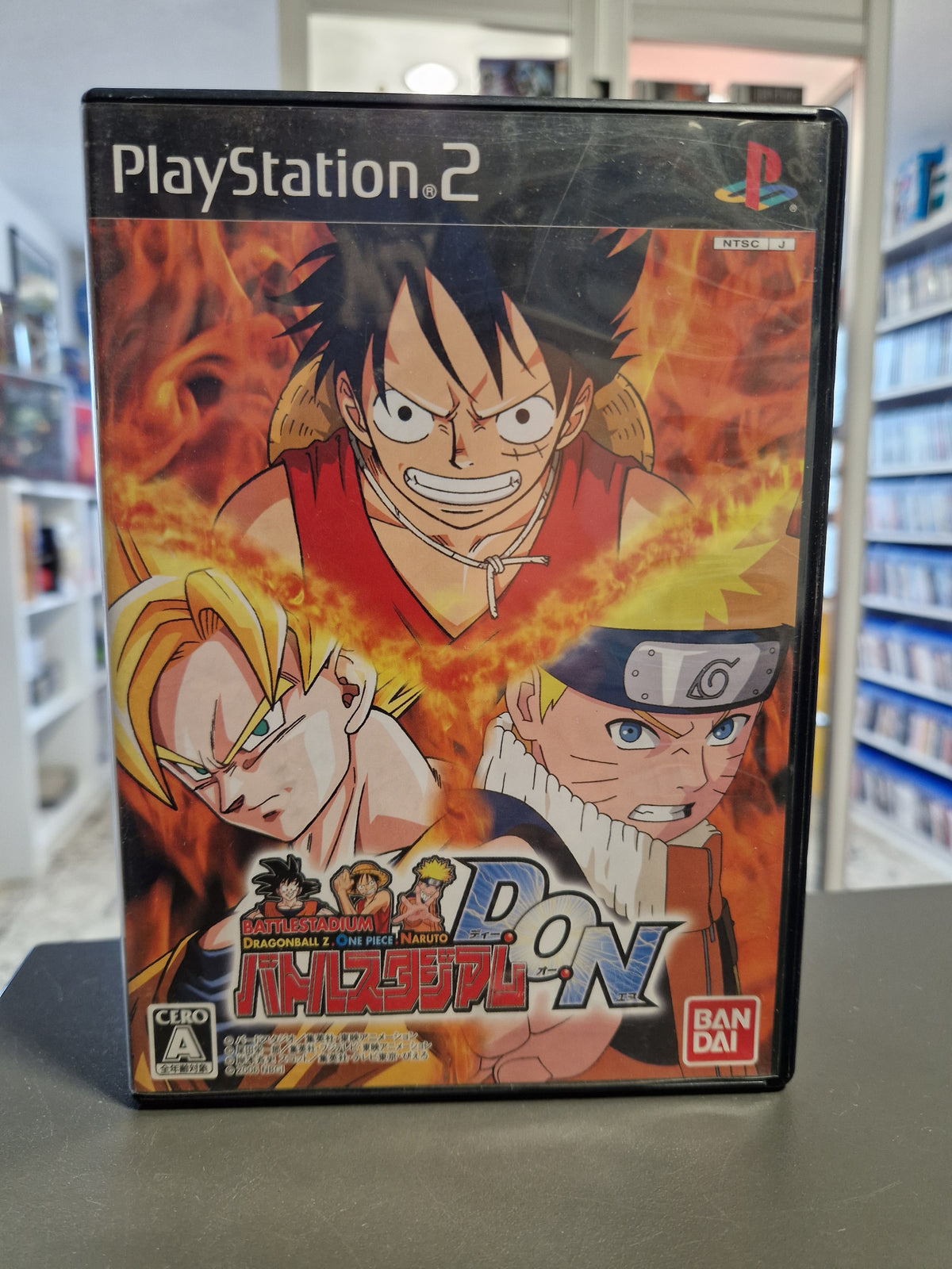 Vorderseite der Hülle von Battle Stadium D.O.N NTSC-J Import für PlayStation 2.