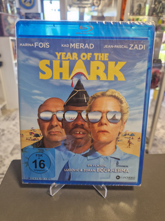 Year of the Shark Blu-ray Cover Vorderseite originalverschweißt mit Marina Foïs und Kad Merad – Memory Lane Rhauderfehn
