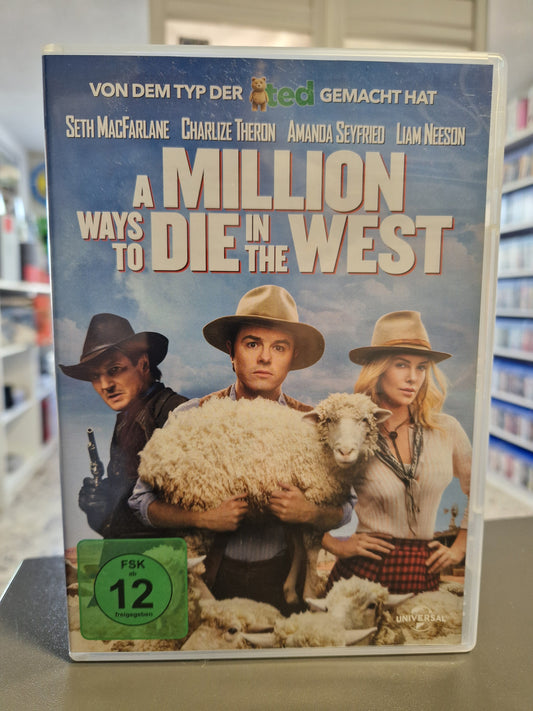A Million Ways to Die in the West Film DVD Charlize Theron Liam Neeson