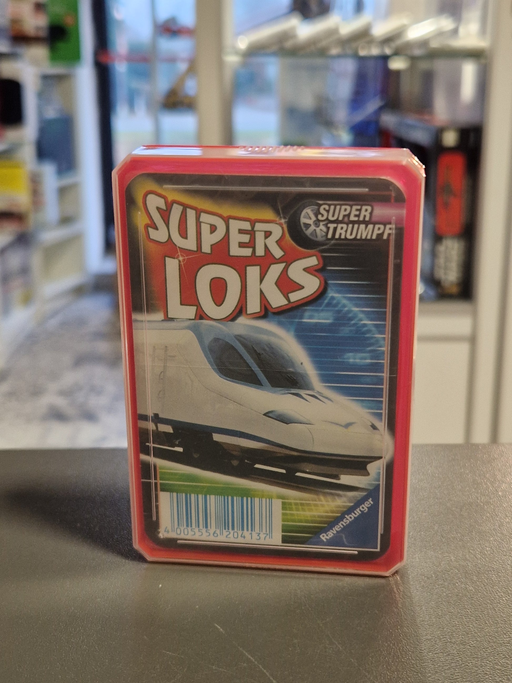 Original Ravensburger Supertrumpf Quartett Super Loks von 2004, Karten noch original verschweißt und neu.