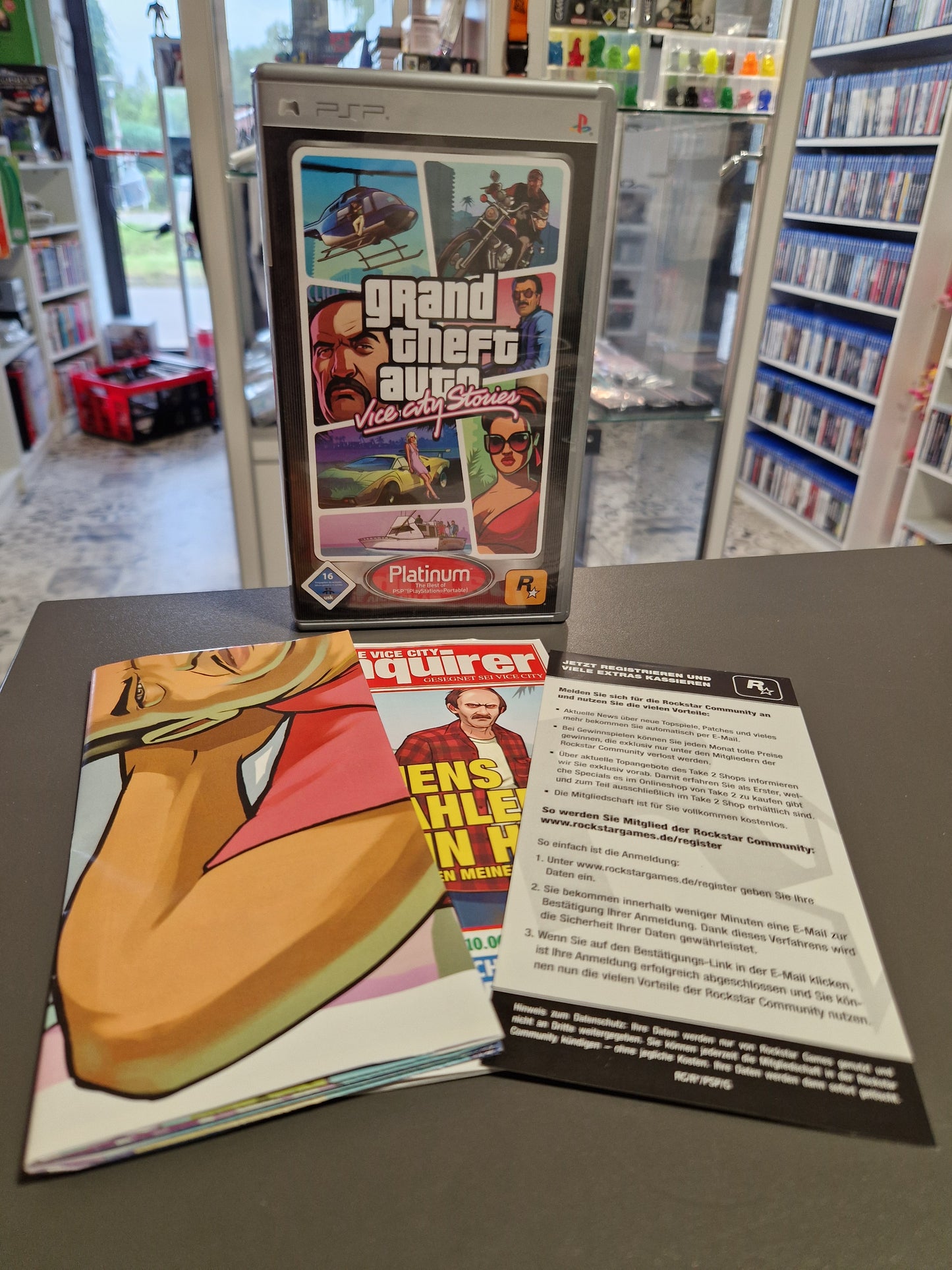 Grand Theft Auto: Vice City Stories (Dt.) Sony PSP PlayStation Portable ohne UMD