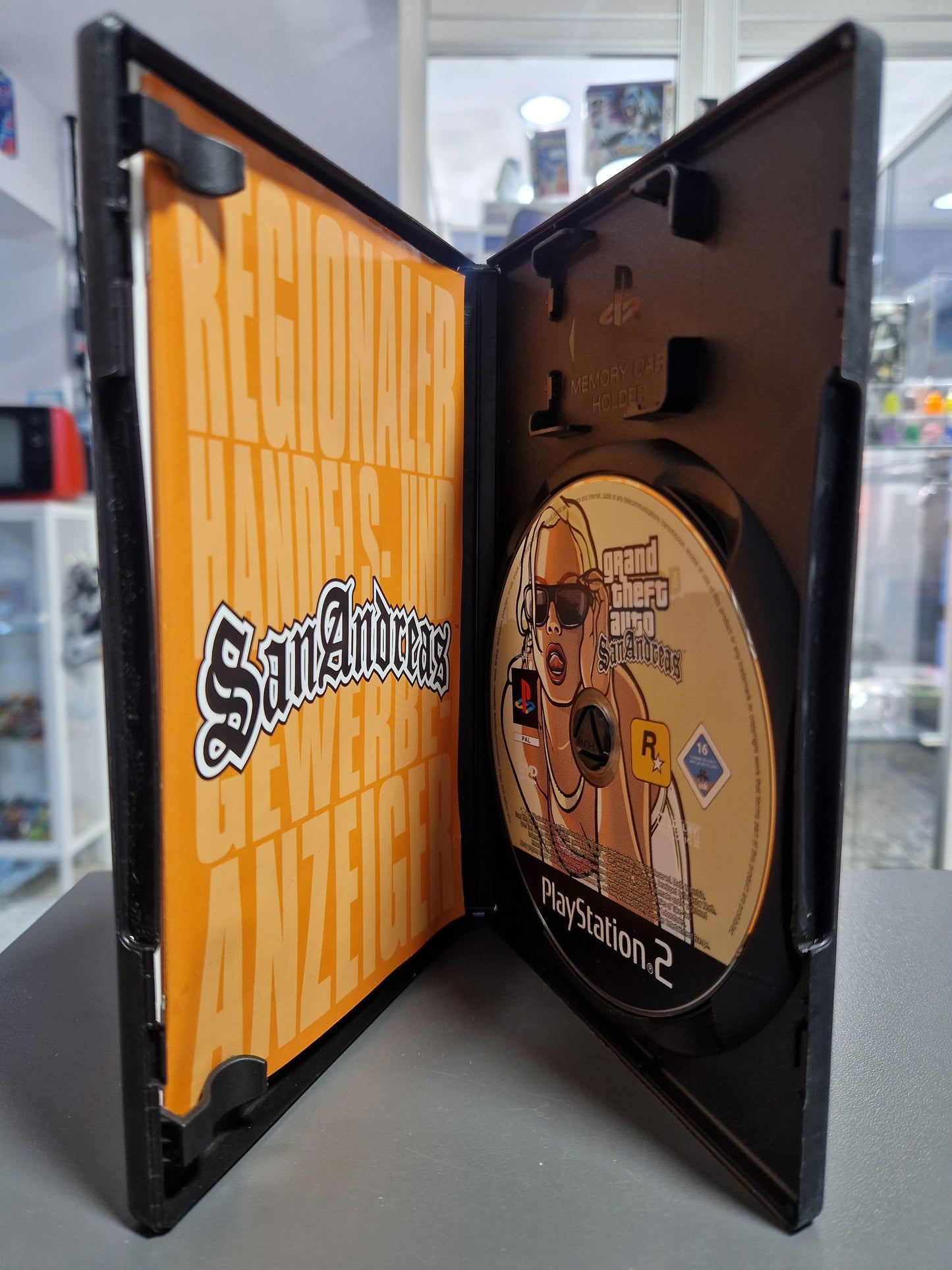 GTA San Andreas Playstation 2 PS2 - CIB - Top Zustand mit Anleitung & Karte | Memory Lane