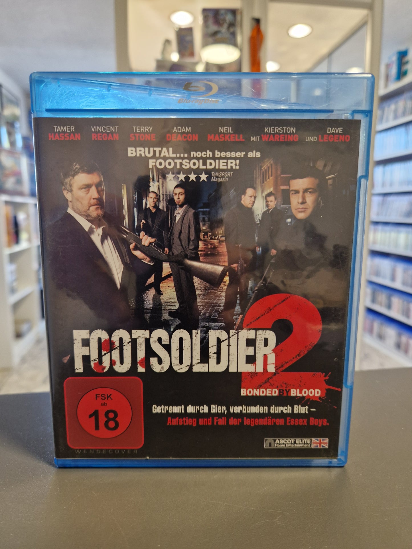 Footsoldier 2 Bonded by Blood Blu-ray Cover, britischer Crime-Thriller.