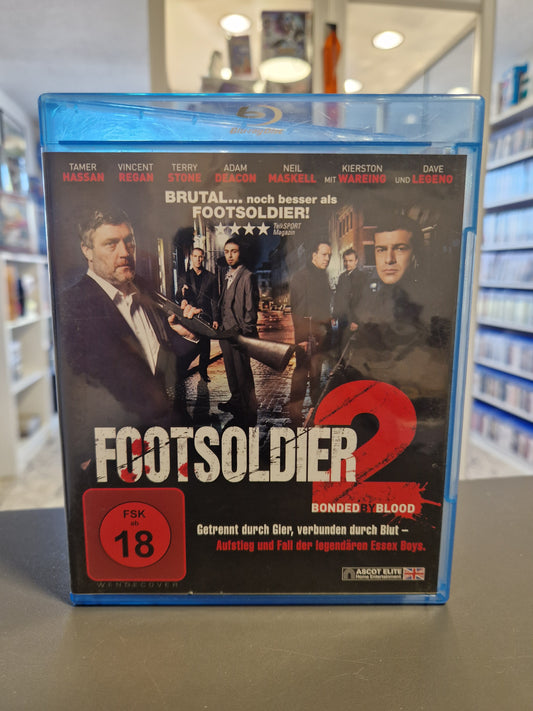 Footsoldier 2 Bonded by Blood Blu-ray Cover, britischer Crime-Thriller.