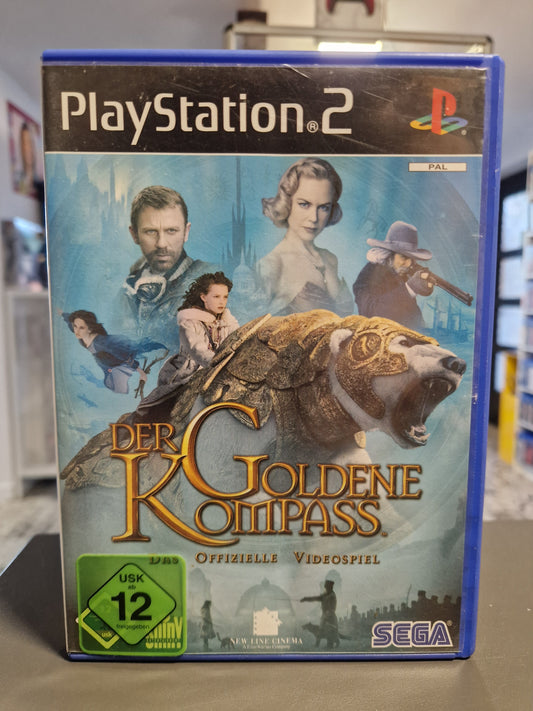 Vorderseite der PS2 Hülle von Der Goldene Kompass Das offizielle Videospiel.
