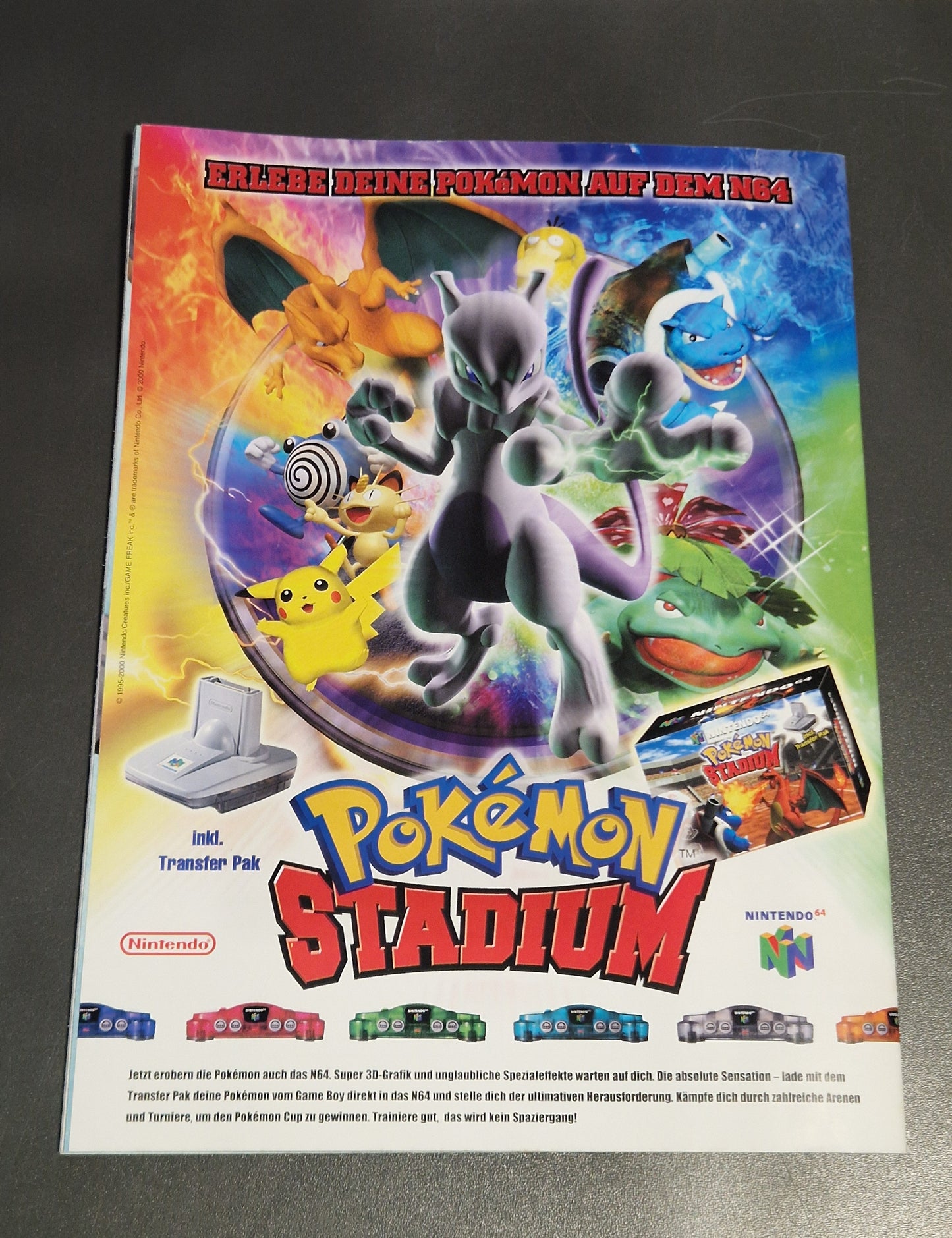 Club Nintendo Magazin 04/2000 | Inkl. Pokémon Snap Poster & Bestellkarte