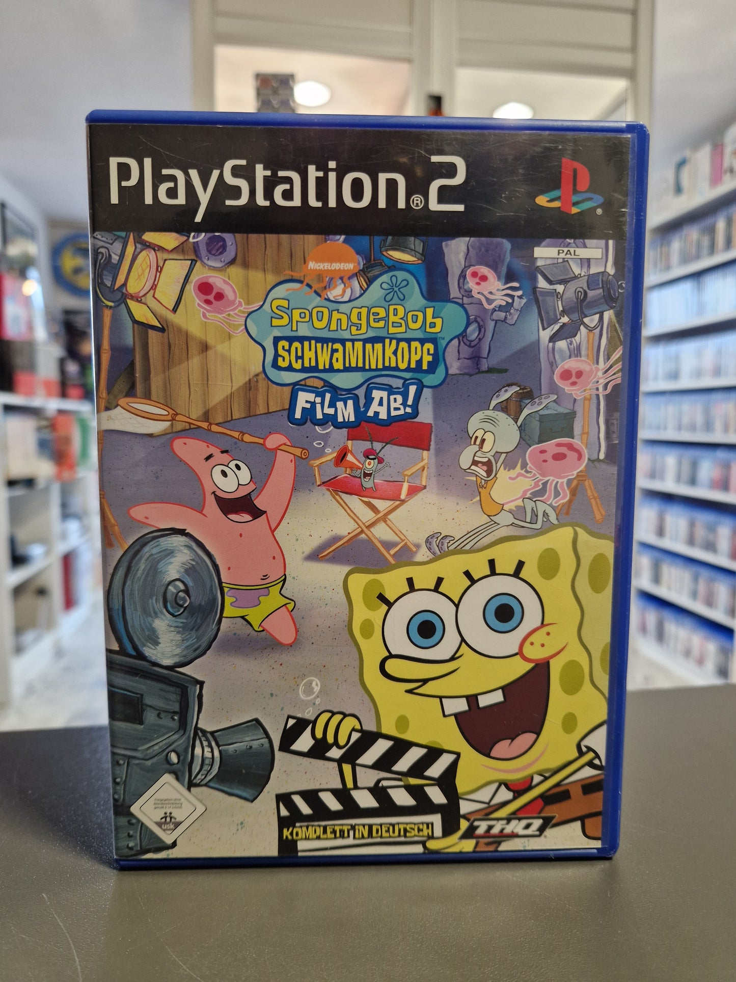 SpongeBob Schwammkopf: Film ab! (PS2) | PlayStation 2 Klassiker | Gepflegter Zustand