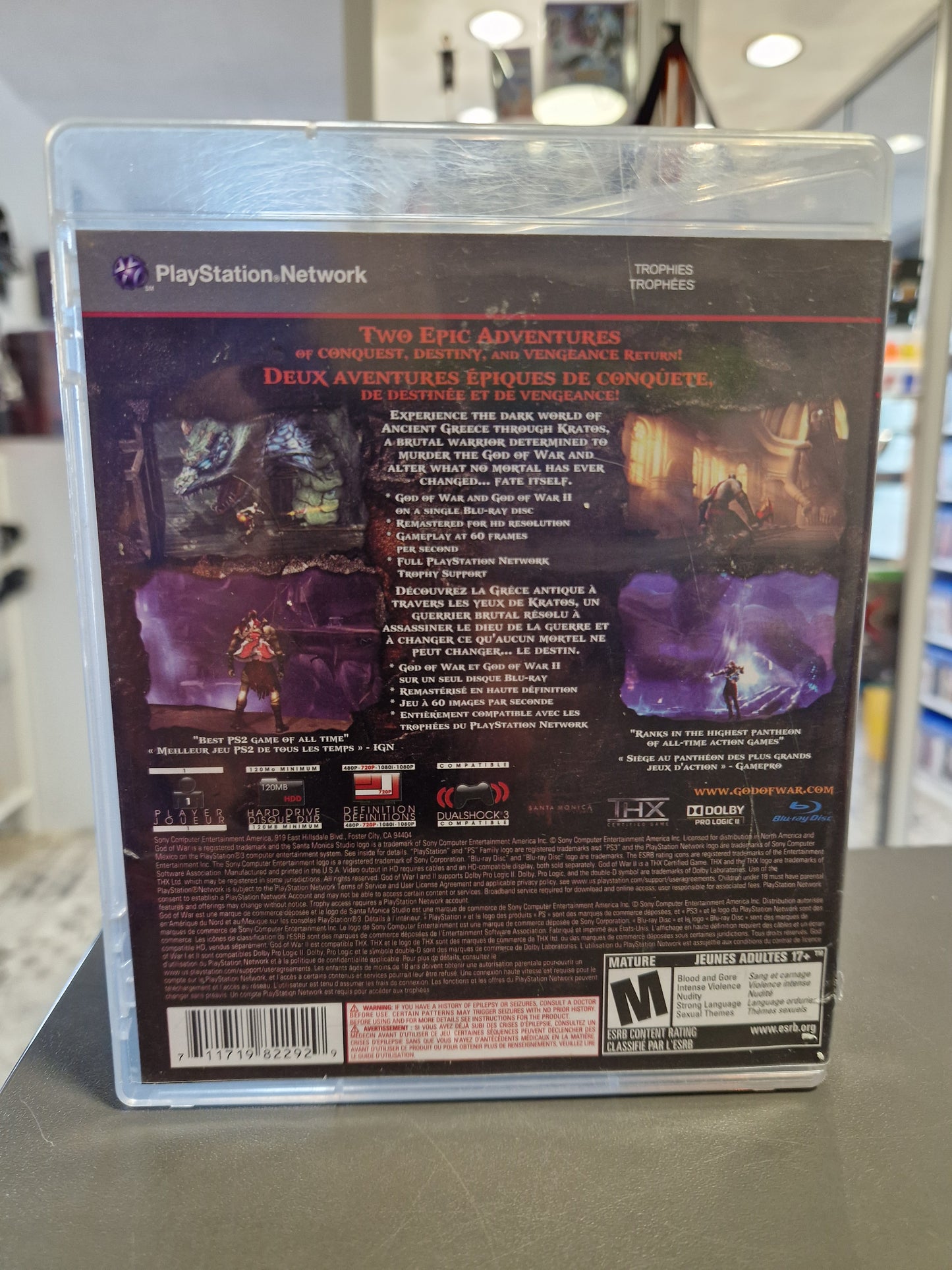 God of War Collection PlayStation 3 PS3 | US/Kanada Import, kratzerfrei