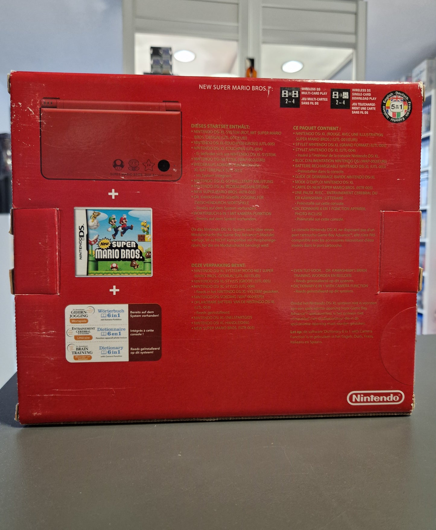 Nintendo DSi XL Mario 25th Anniversary Edition | Rot | OVP | Schutzhülle | TOP Zustand | Handheld