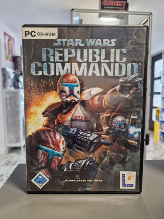 Vorderseite der PC Hülle von Star Wars Republic Commando.