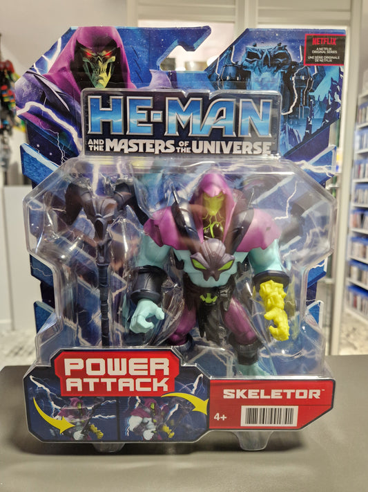 Skeletor Power Attack He-Man and the Masters of the Universe Figur 14cm Mattel NEU