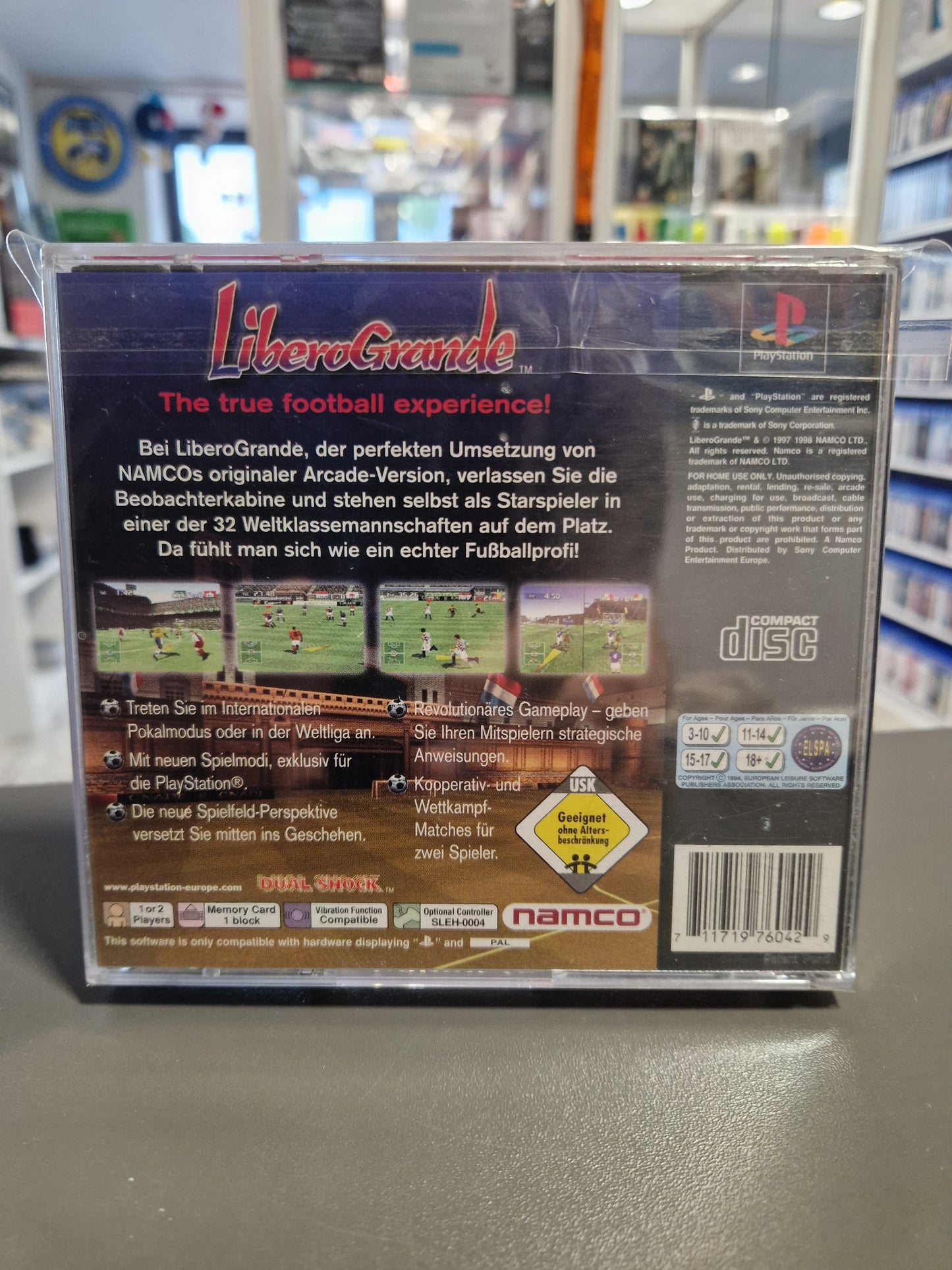 Libero Grande Fussball Namco Playstation 1