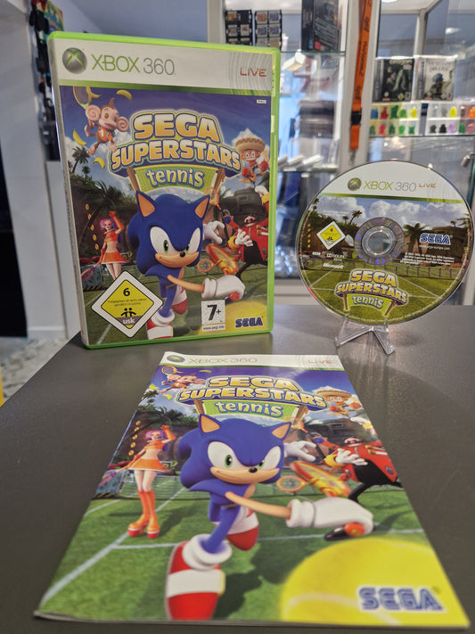 Sega Superstars Tennis (Xbox 360) – CIB | Top Zustand | Kratzerfrei