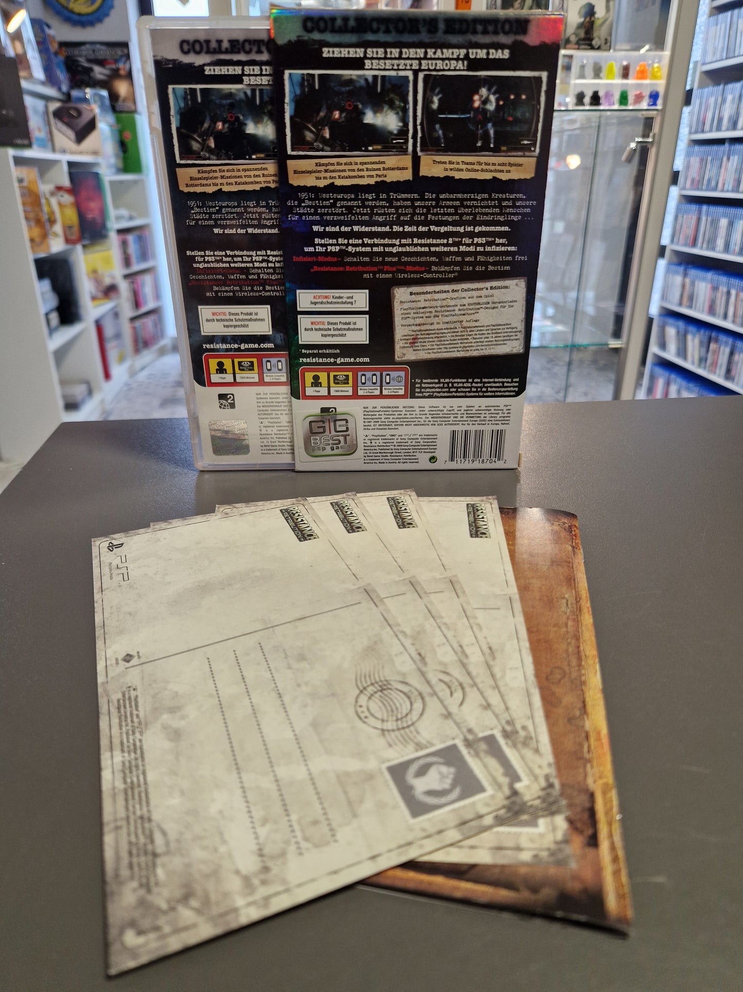 Resistance: Retribution (Collector's Edition) - Sony PSP | Komplett & Sehr gut erhalten (CIB)