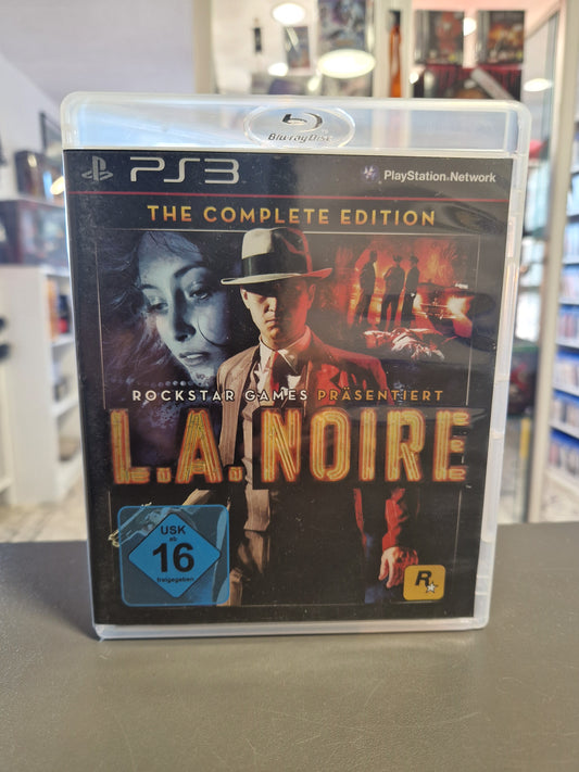 Vorderseite der PS3 Spielehülle von L.A. Noire The Complete Edition von Rockstar Games.