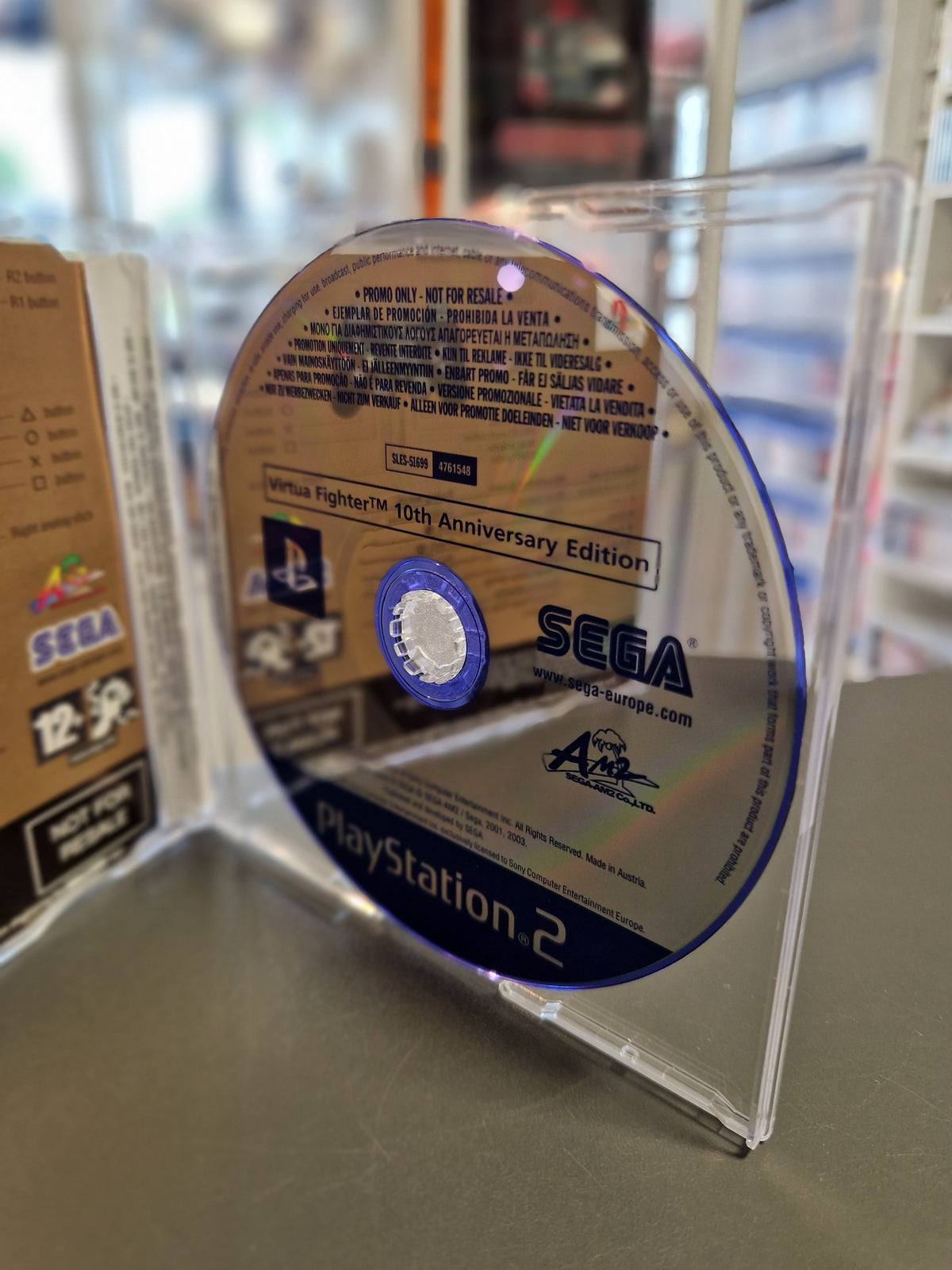 Offizielle PS2 Promo Disc von Virtua Fighter 10th Anniversary Not For Resale.