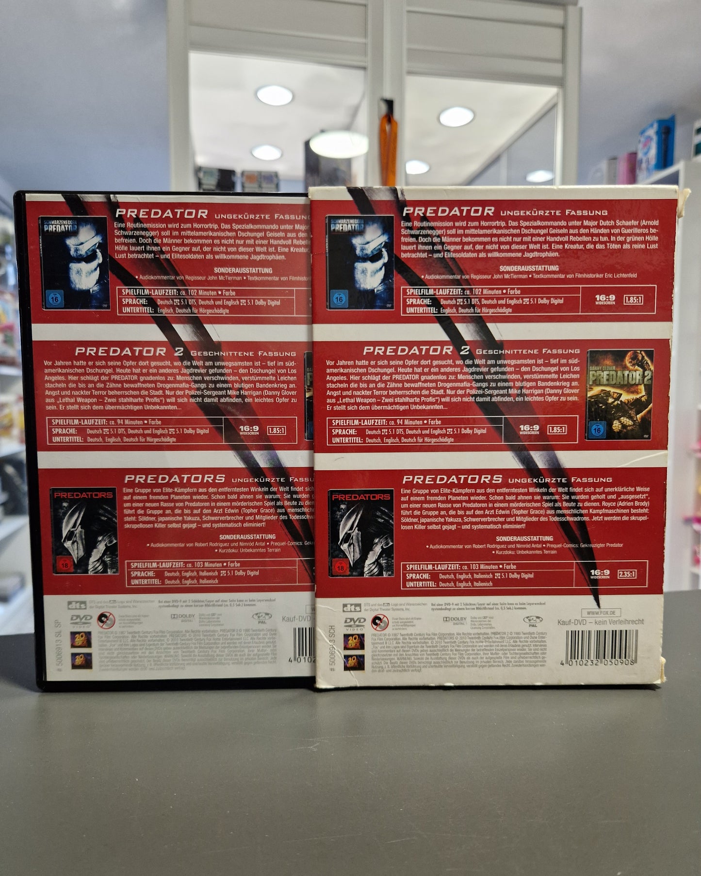 Predator Collection: Teil 1-3 DVD Boxset | 3-Disc Schuber | Top Zustand