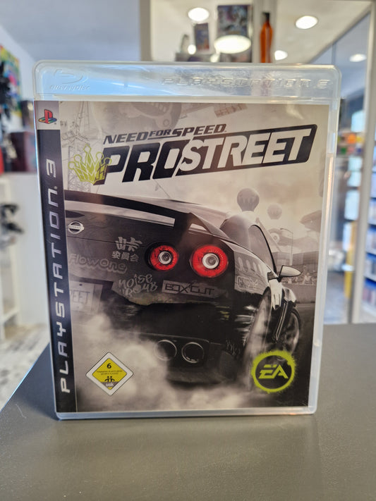 Need for Speed ProStreet PS3 Cover mit dem ikonischen getunten Mazda RX-7.