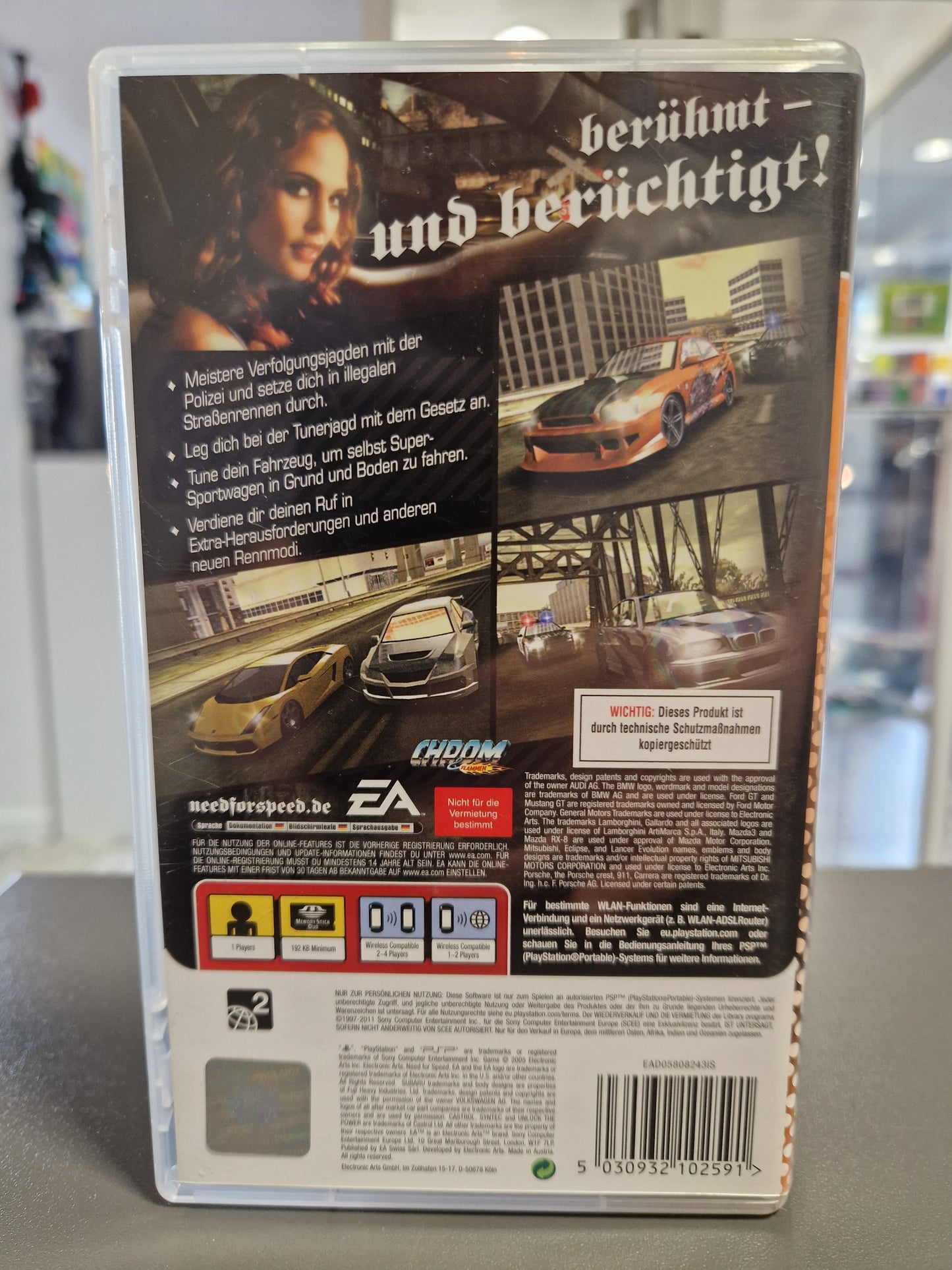 Need For Speed: Most Wanted 5-1-0 Playstation Portable