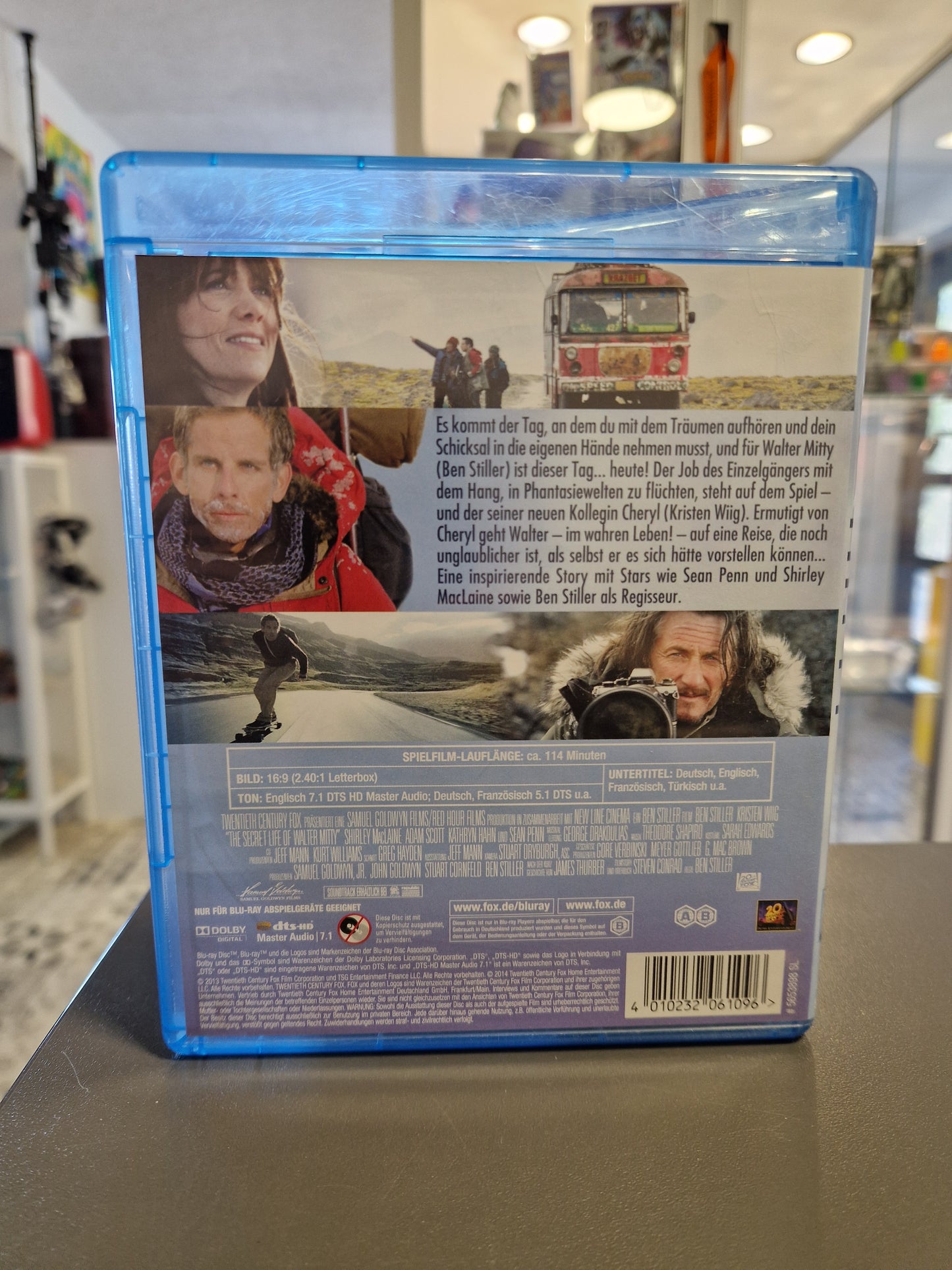 Das erstaunliche Leben des Walter Mitty (Blu-ray) | Ben Stiller | Top Zustand bei Memory Lane