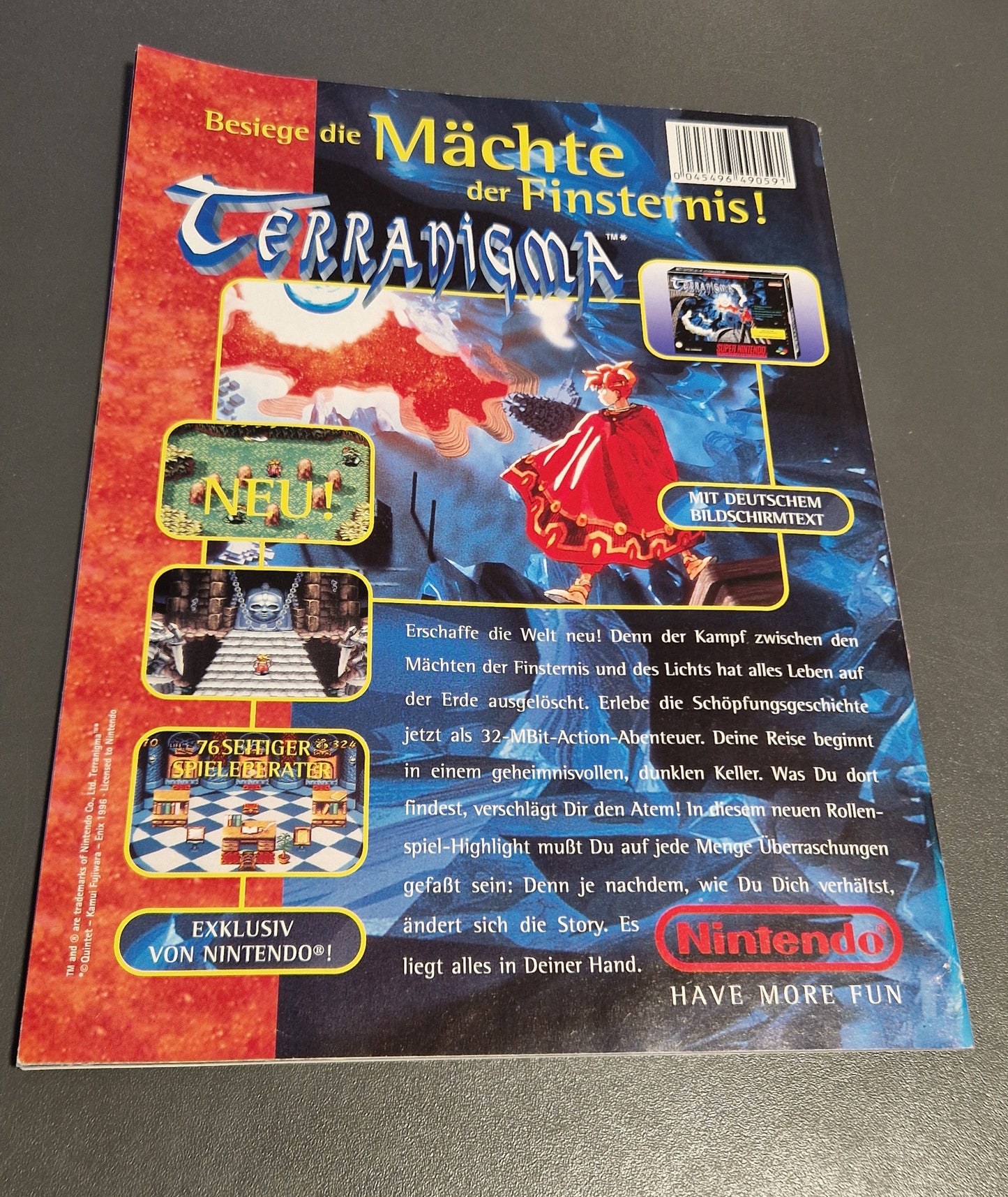 Club Nintendo Magazin 12/1996 | Rarität mit Club-Karte | Terranigma & Donkey Kong