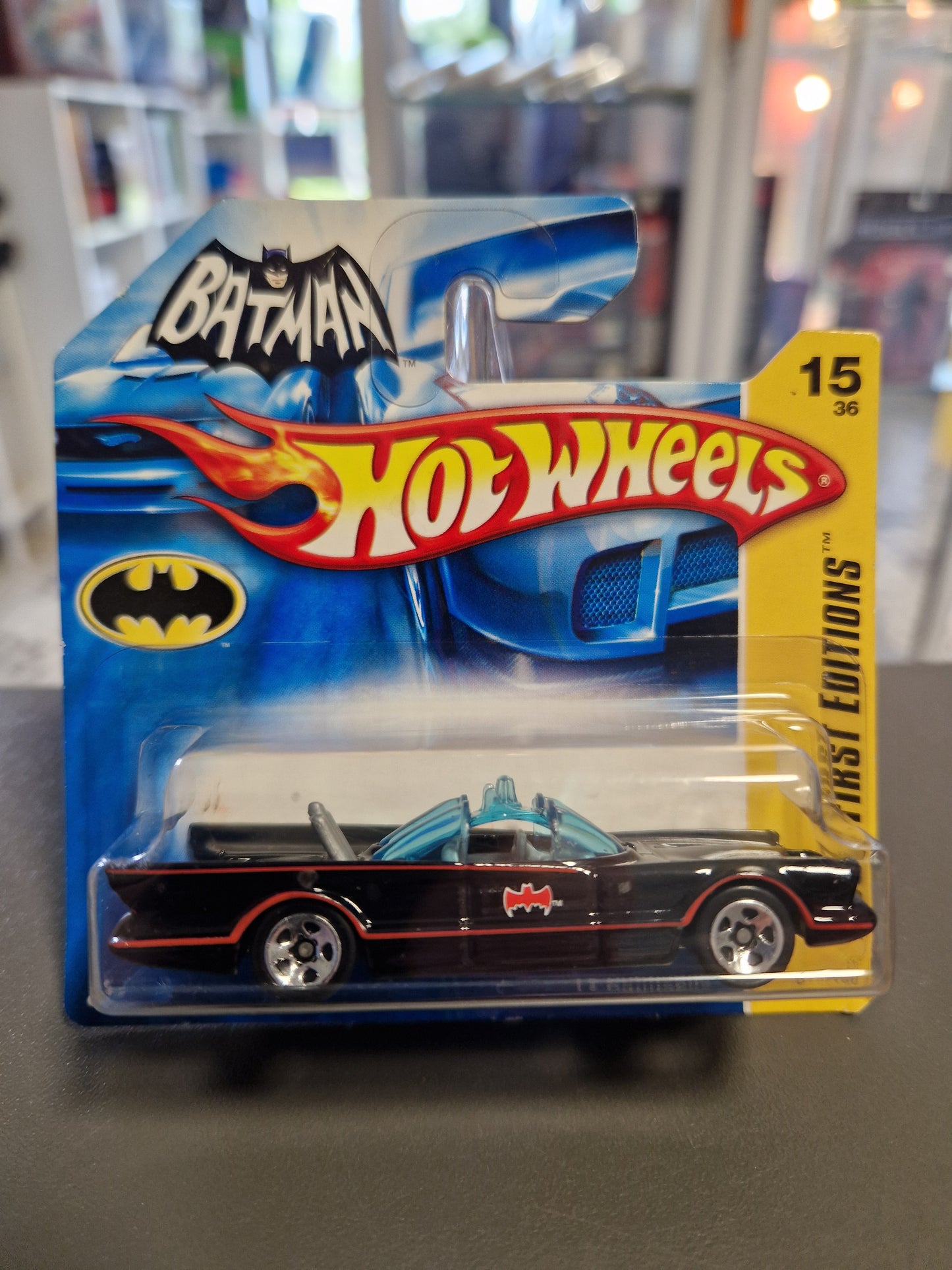 Hot Wheels: TV Batmobile – 2007 First Editions 15/36 (K6147) – Neu & OVP