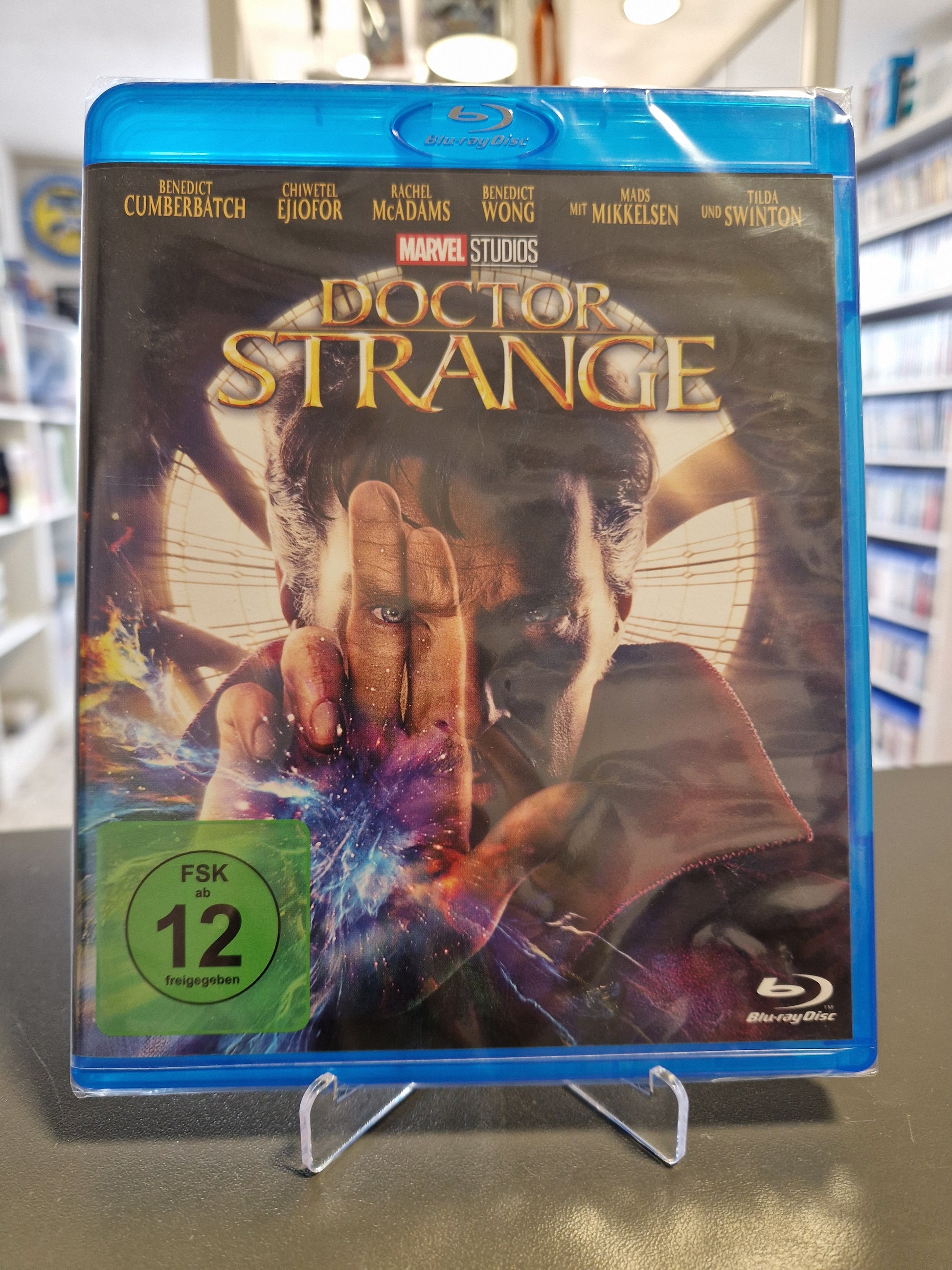 Marvel Studios Doctor Strange Blu-ray Filmcover, neu und originalverpackt in Schutzfolie – Memory Lane Rhauderfehn.