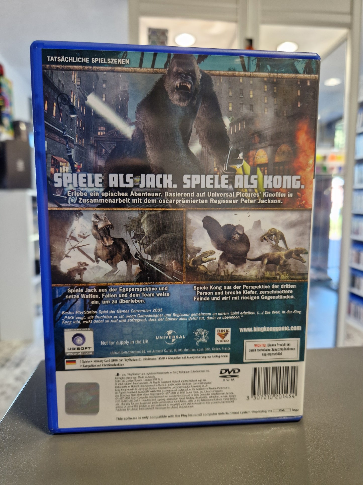 Peter Jackson's King Kong - The Official Game Of The Movie Sony Playstation 2 PS2