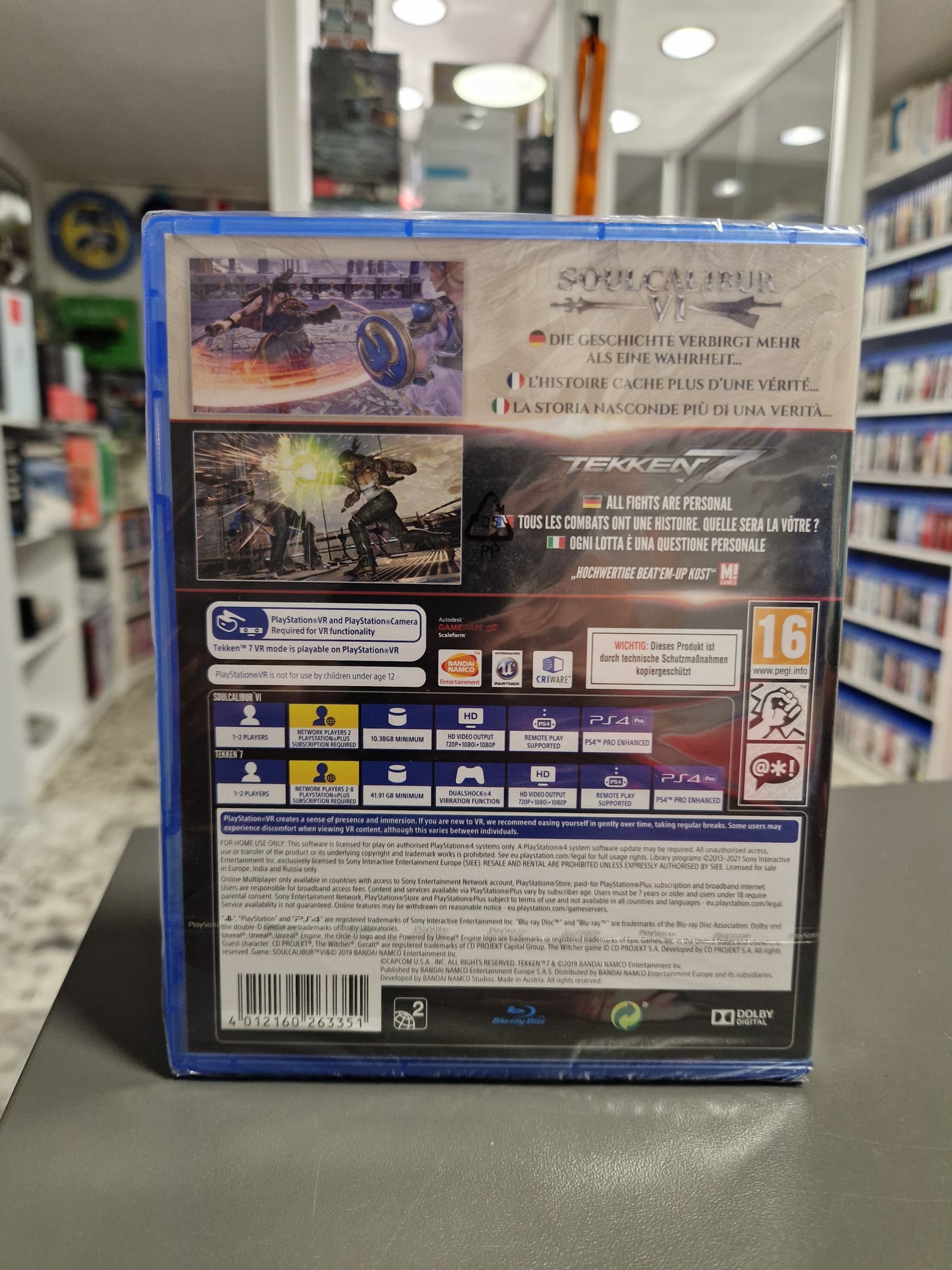 Soulcalibur VI Tekken 7 PS4 Spiel Playstation 4 Game Neu OVP