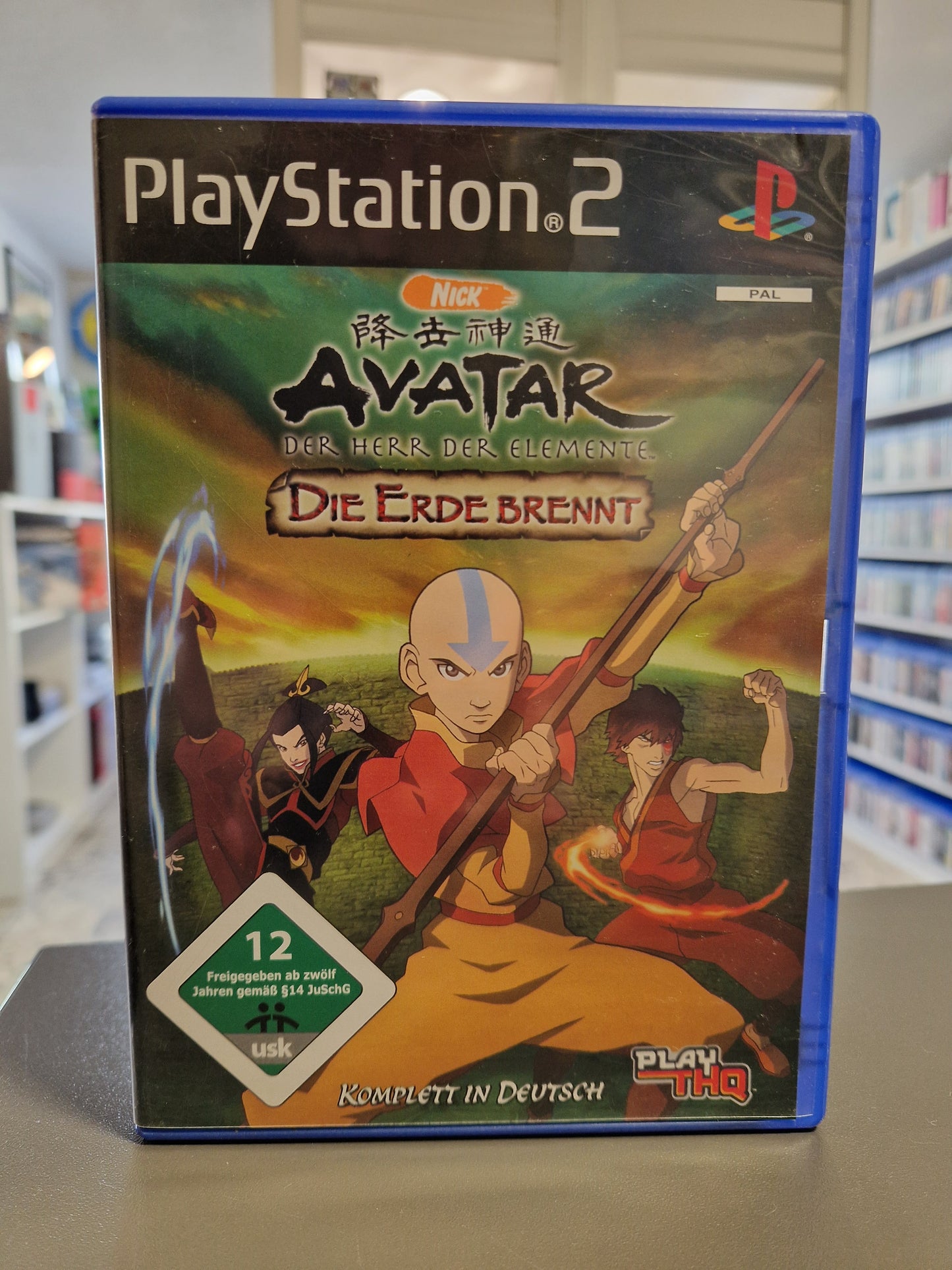 Avatar : der Herr der Elemente - Die Erde brennt - PS2 Playstation 2