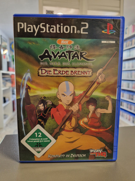 Avatar : der Herr der Elemente - Die Erde brennt - PS2 Playstation 2