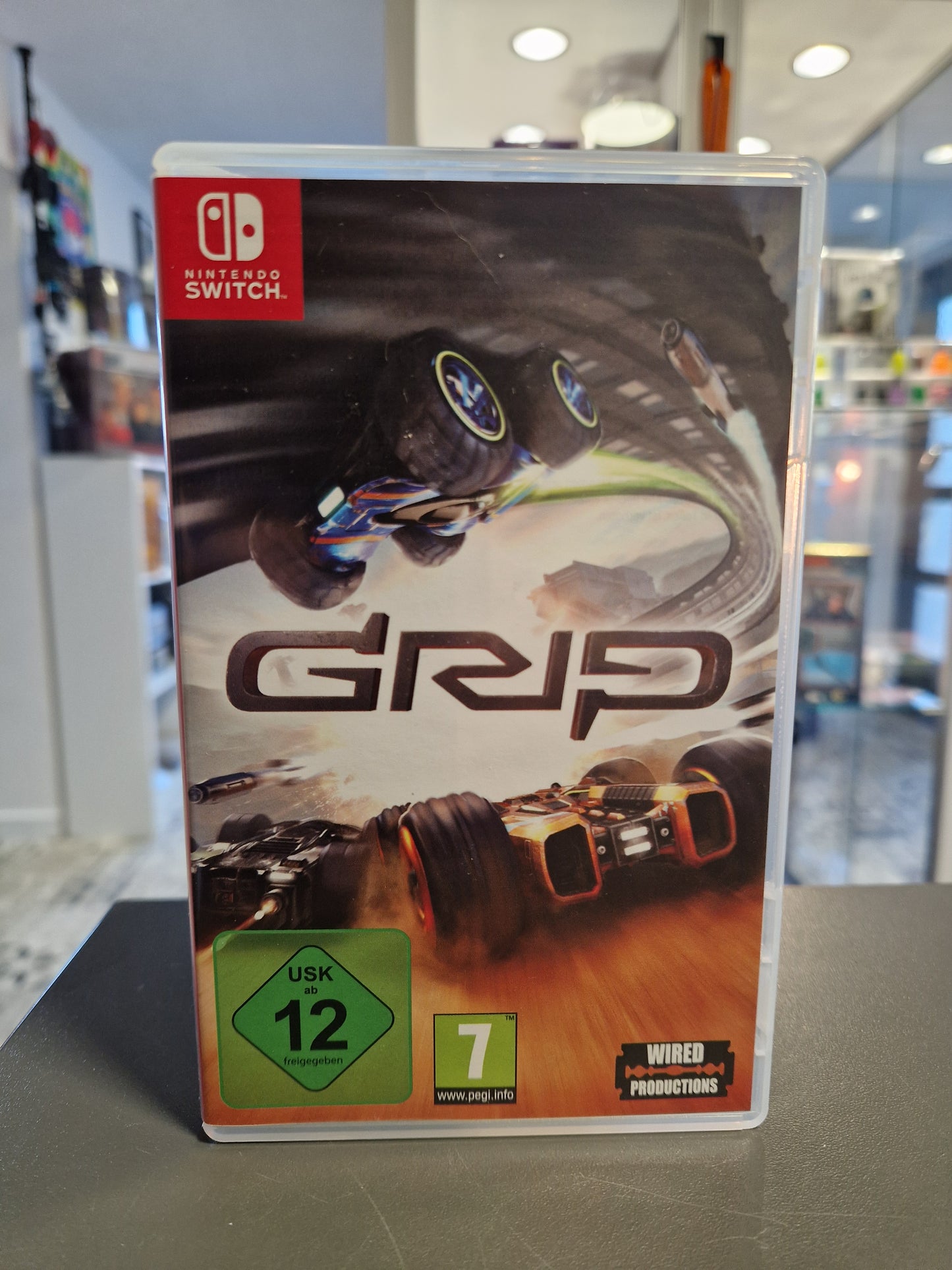 GRIP Combat Racing Nintendo Switch Spielehülle – Action-Rennspiel