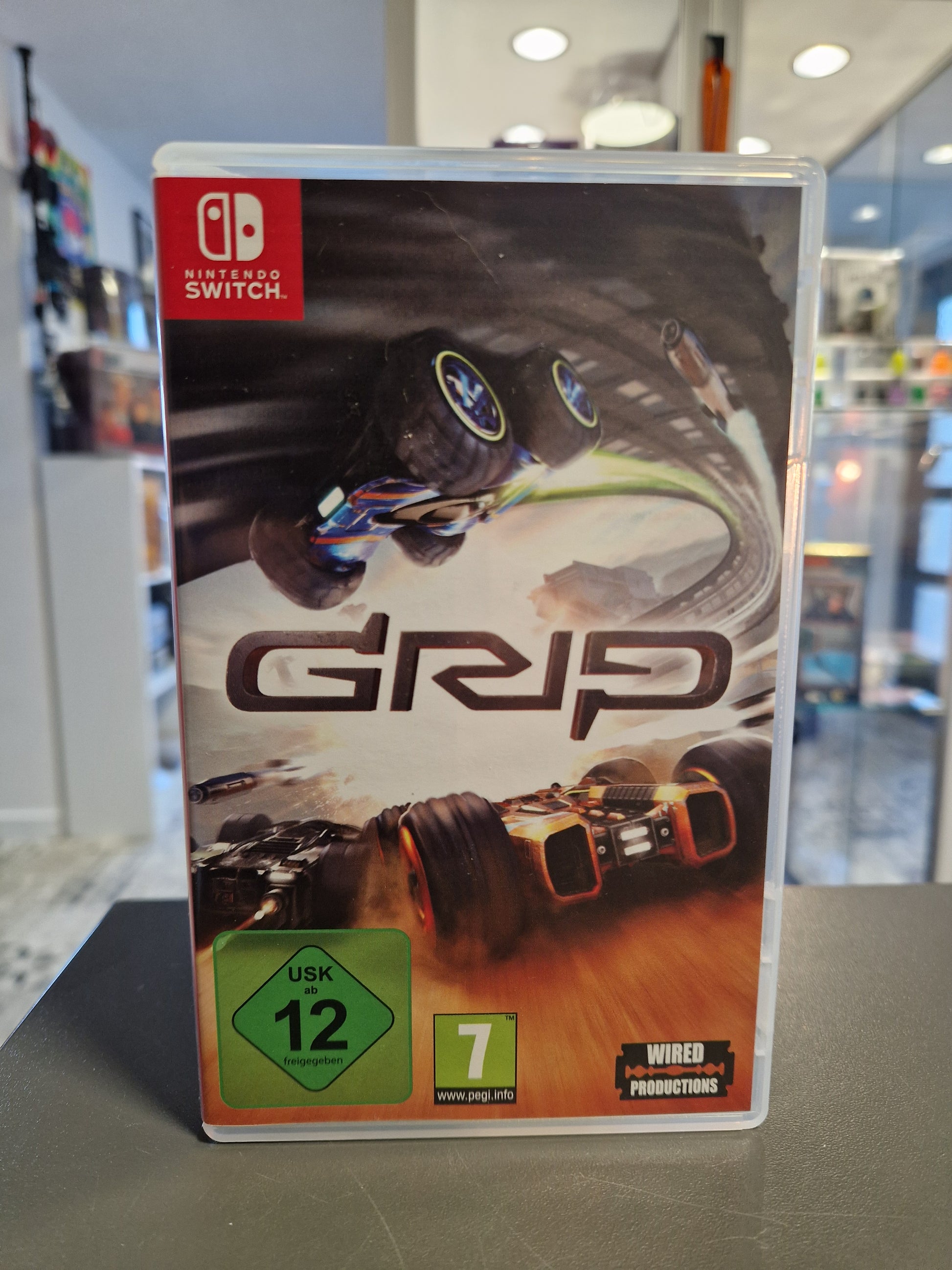 GRIP Combat Racing Nintendo Switch Spielehülle – Action-Rennspiel