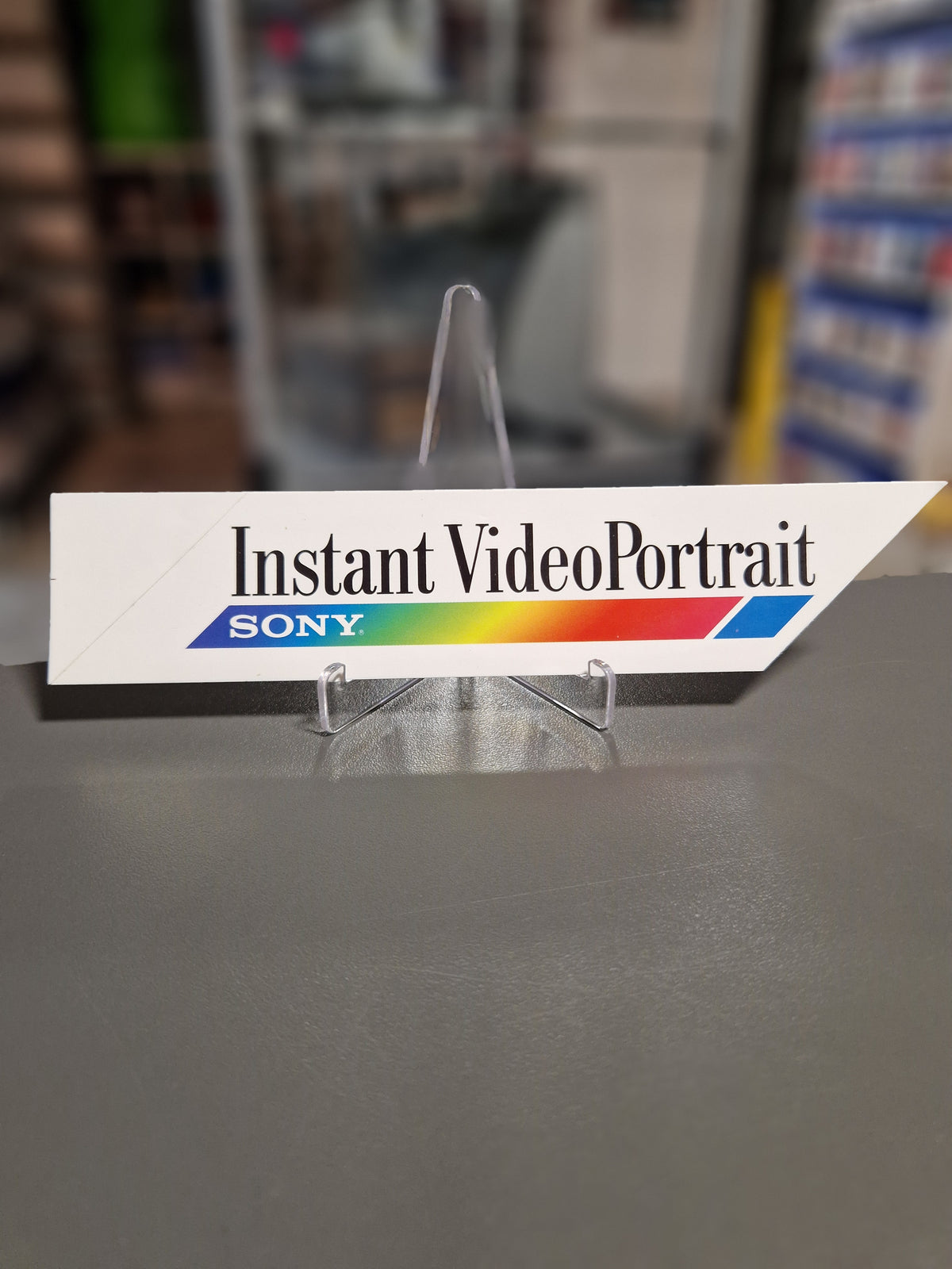 Vorderseite des Sony Instant VideoPortrait Aufklebers