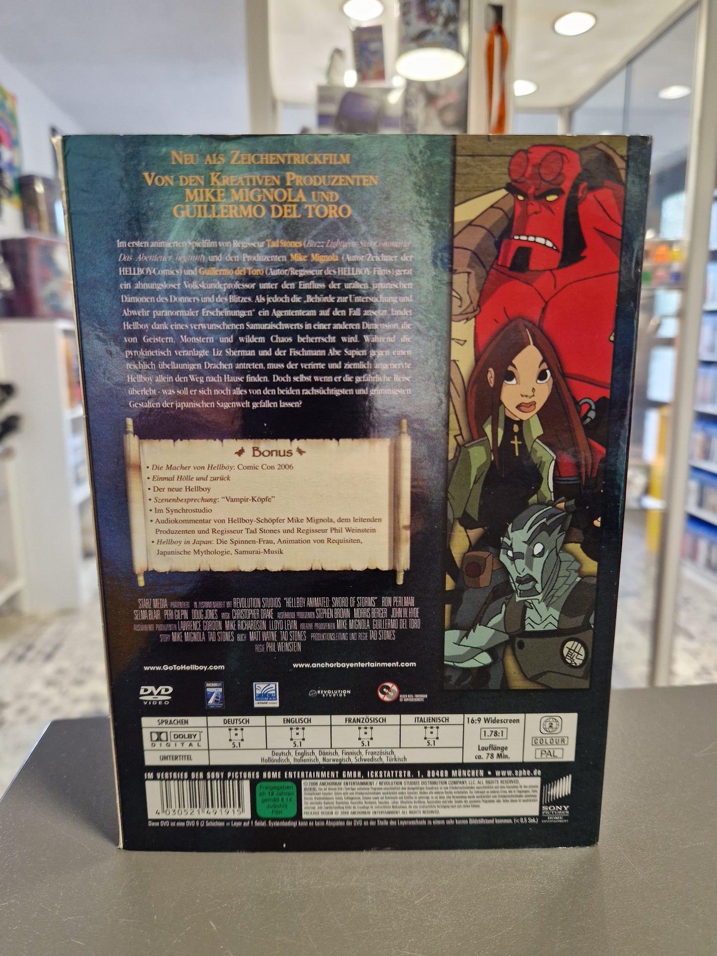 Hellboy Animated: Schwert der Stürme DVD | Mike Mignola Stil | Fantasy-Action | Memory Lane