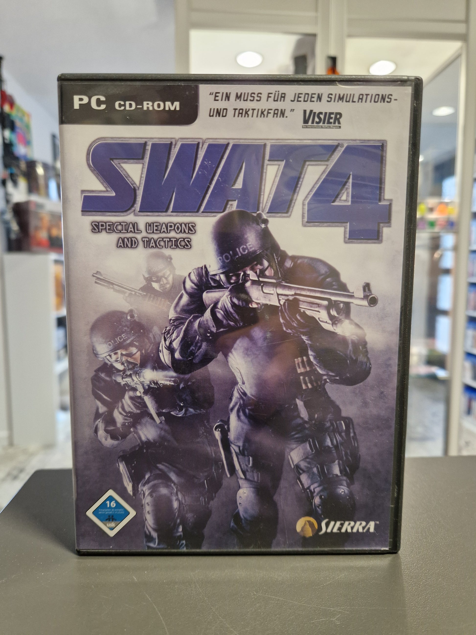 SWAT 4 Special Weapons and Tactics PC Spielhülle – Taktik-Shooter Klassiker