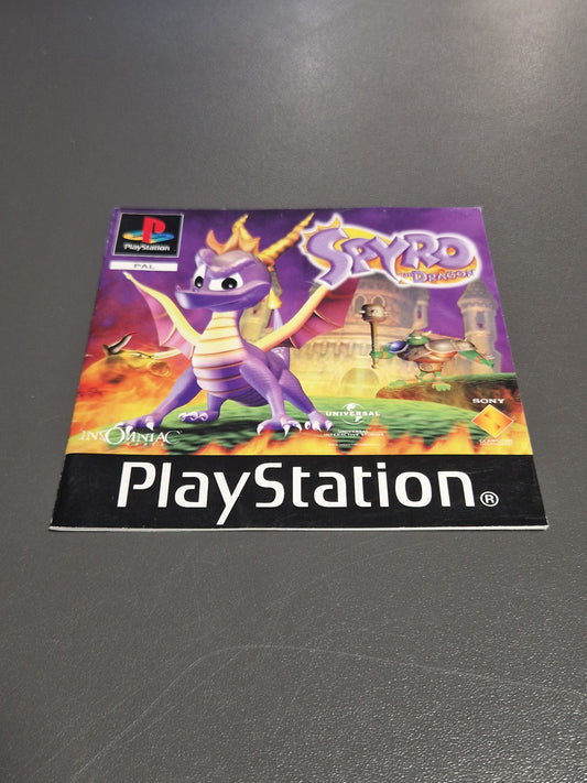 Spyro The Dragon PS 1 Playstation 1 Anleitung