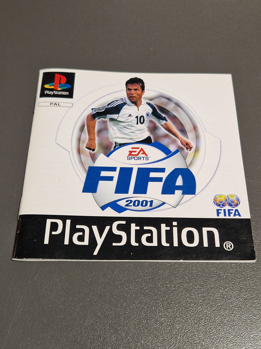 Fifa 2001 Playstation 1 PS1 Anleitung