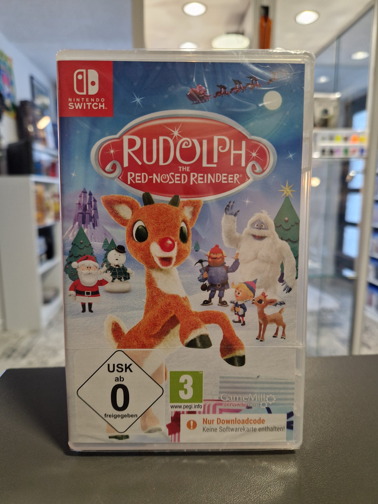 Rudolph The Red-Nosed Reindeer (Nintendo Switch) | NEU & OVP | Code in a Box (CiaB)