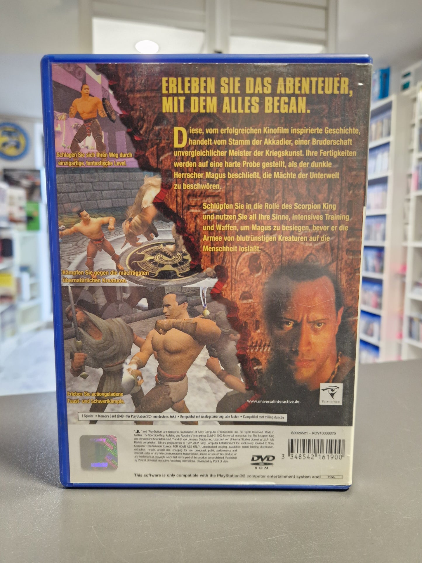 The Scorpion King: Aufstieg des Akkadiers (PS2) Playstation 2 – Inkl. Anleitung – Akzeptabler Zustand