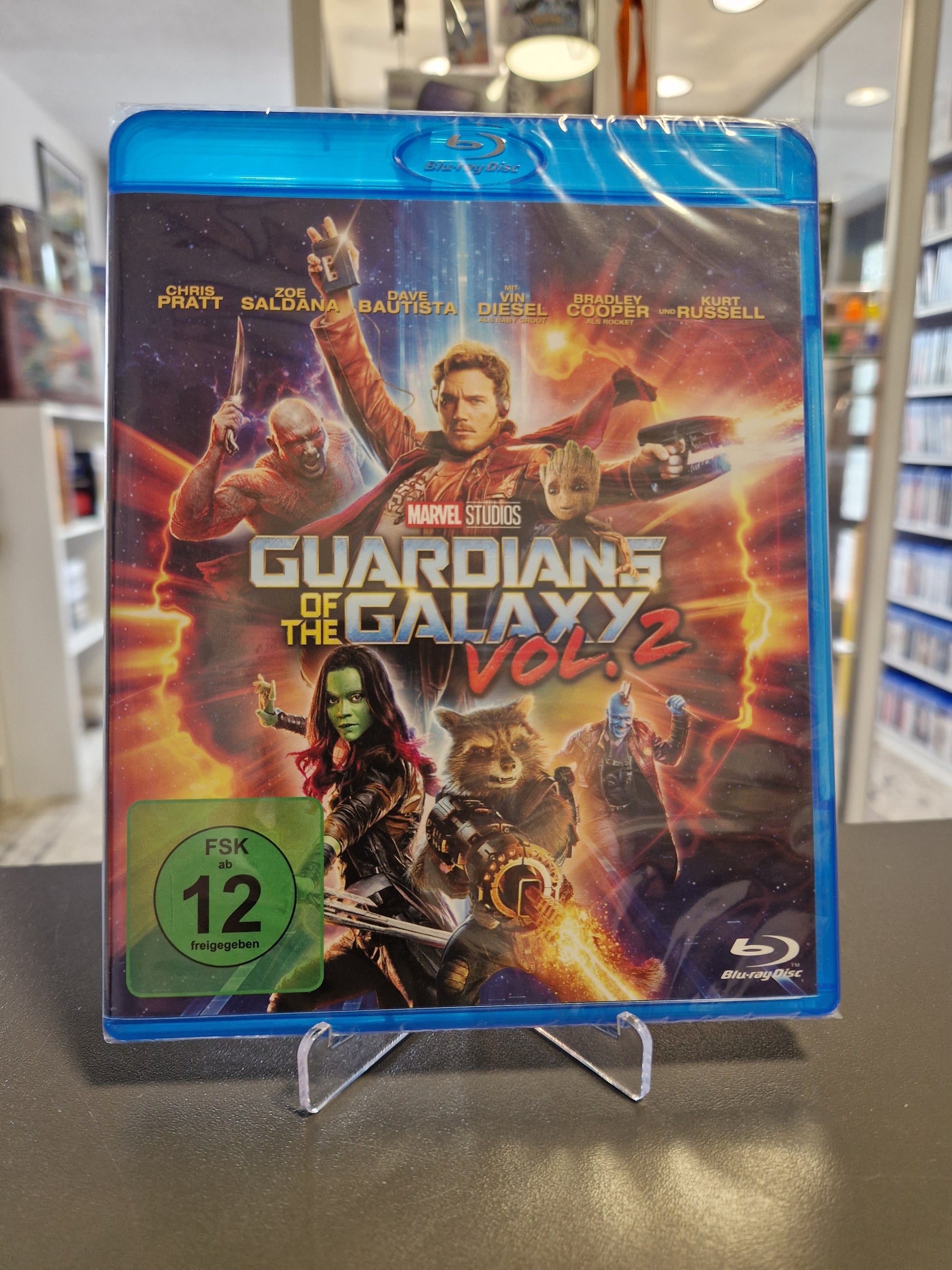 Marvel Studios Guardians of the Galaxy Vol. 2 Blu-ray Filmcover, neu und originalverpackt in Schutzfolie – Memory Lane Rhauderfehn.