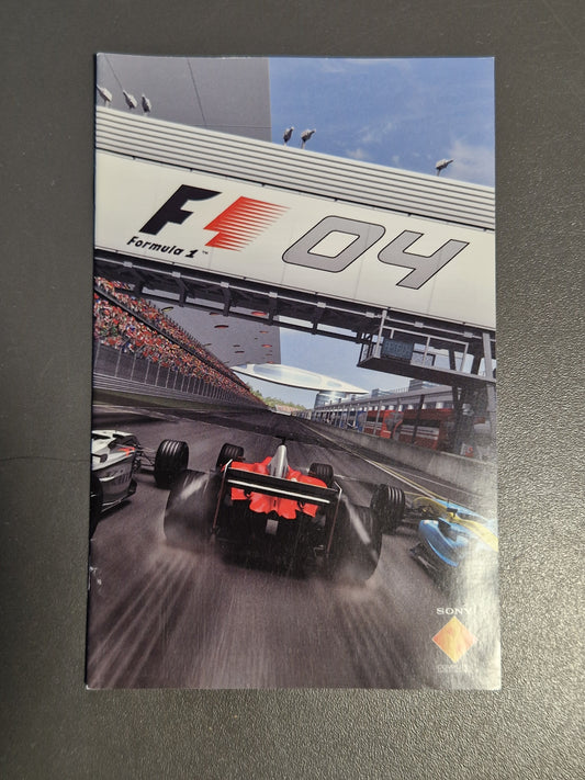 Formel Eins 04 - F1 04 Booklet Sony PlayStation 2 Anleitung