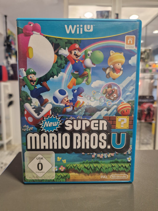 New Super Mario Bros U Nintendo Wii U Spielecover Vorderseite – Memory Lane Rhauderfehn