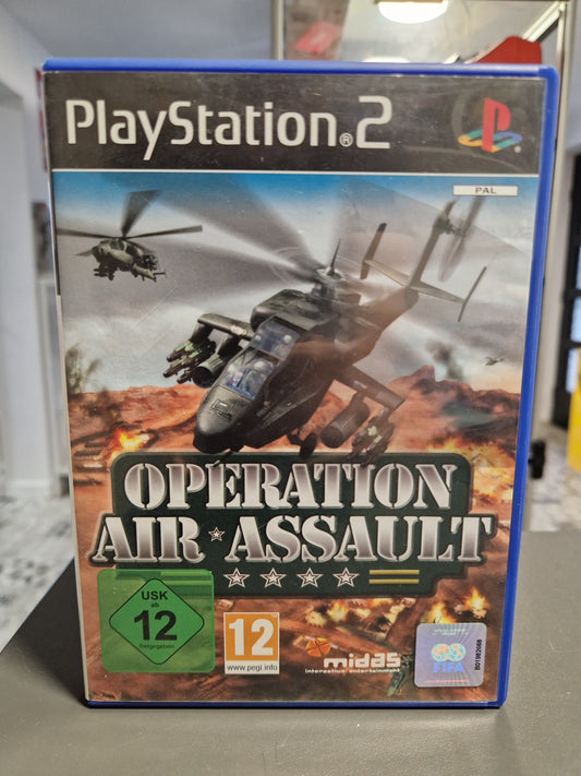 Vorderseite der PS2 Hülle von Operation Air Assault  von Midas.