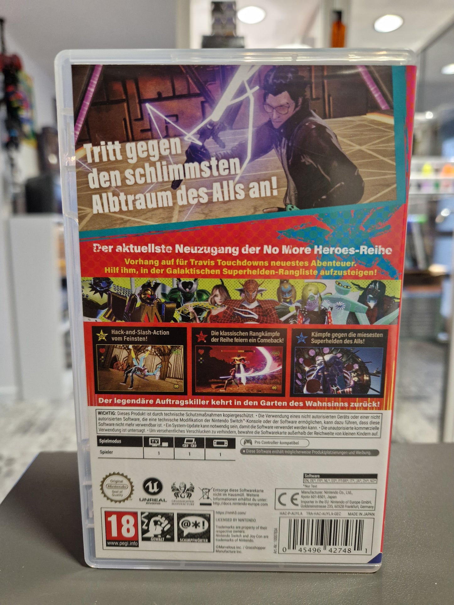 No More Heroes 3 [Nintendo Switch] – Travis Touchdown | Top Zustand & Geprüft