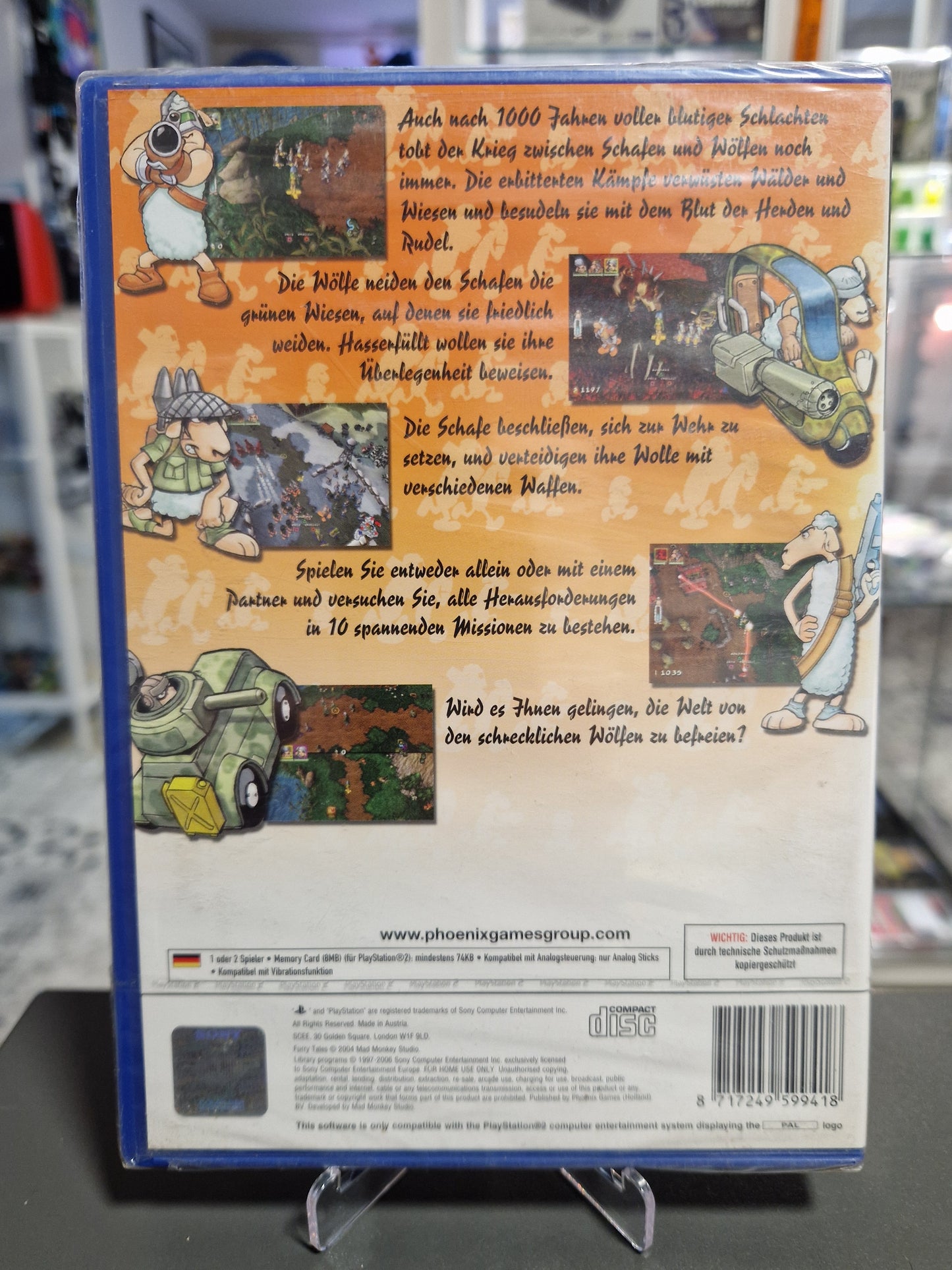 Furry Tales | PS2 Playstation 2 | NEU & Factory Sealed | OVP | Phoenix Games | Rarität | Memory Lane