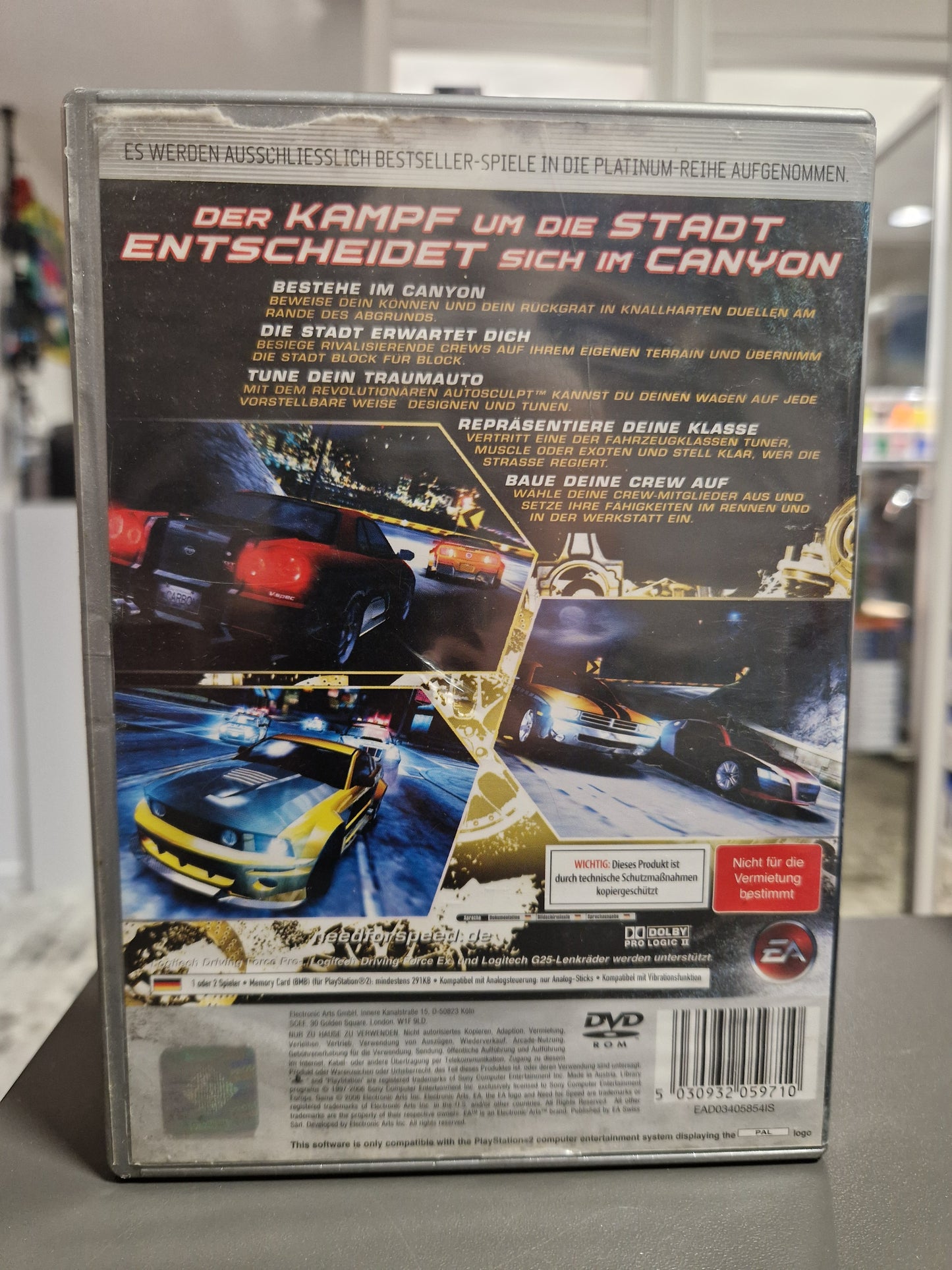 Need for Speed: Carbon (PS2 | PlayStation 2) – Kult-Tuning & Canyon-Rennen