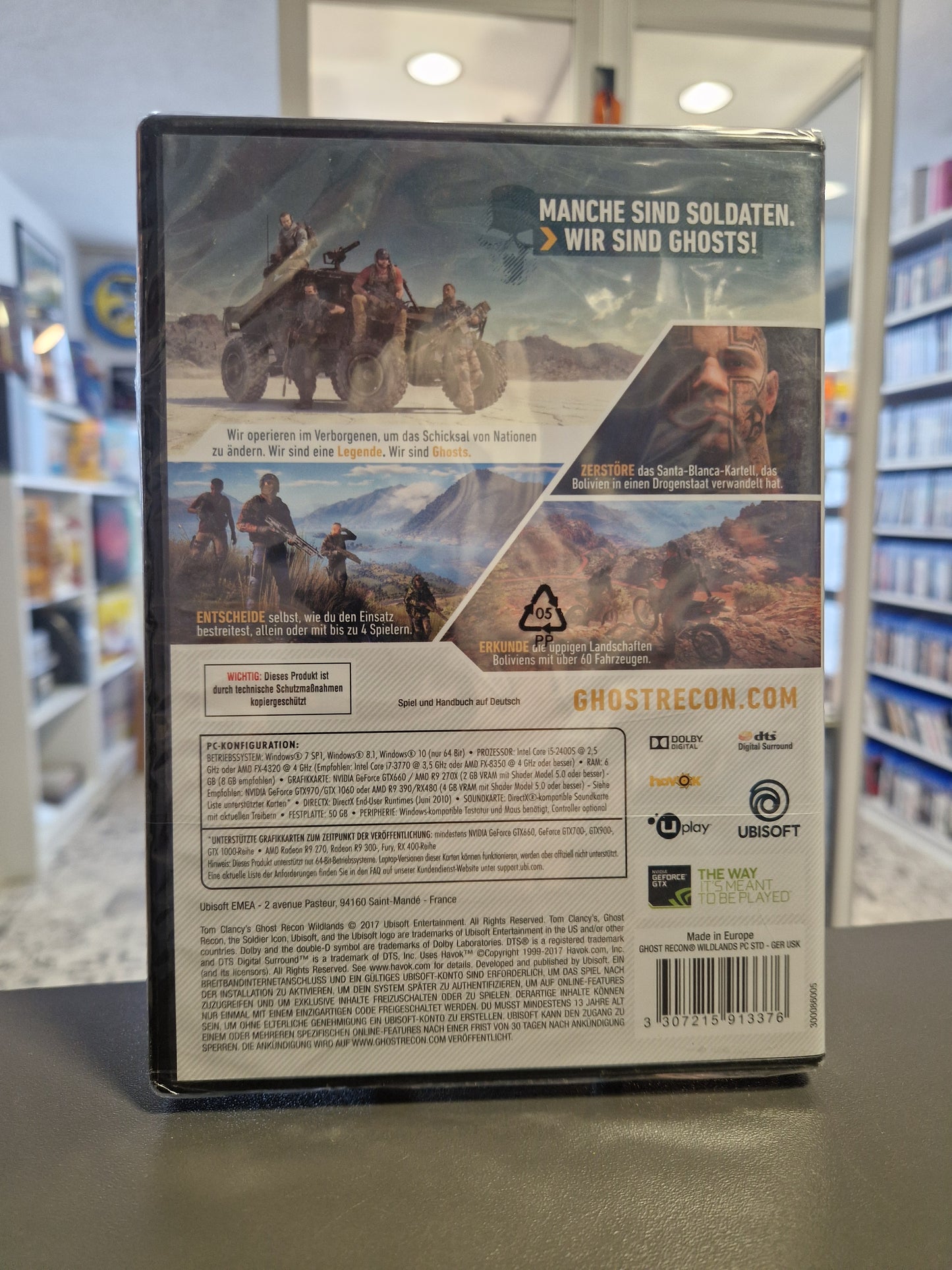 Tom Clancy's: Ghost Recon Wildlands | PC Spiel | NEU & OVP | Originalversiegelt