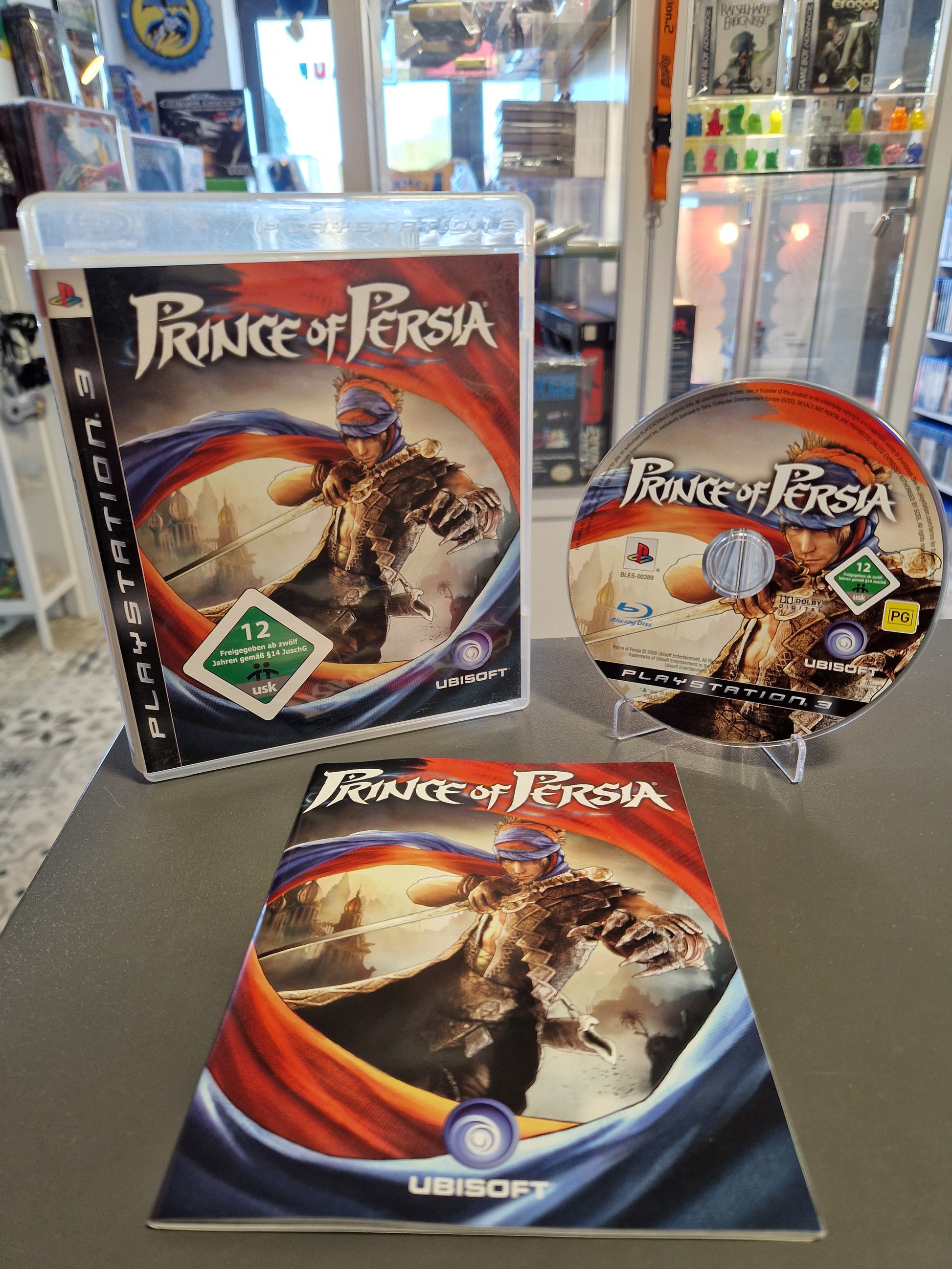PlayStation 3 Spiel Prince of Persia (2008). Komplettes Set mit Originalhülle, Anleitung und Disc. Sehr guter, geprüfter Zustand von Memory Lane in Rhauderfehn.